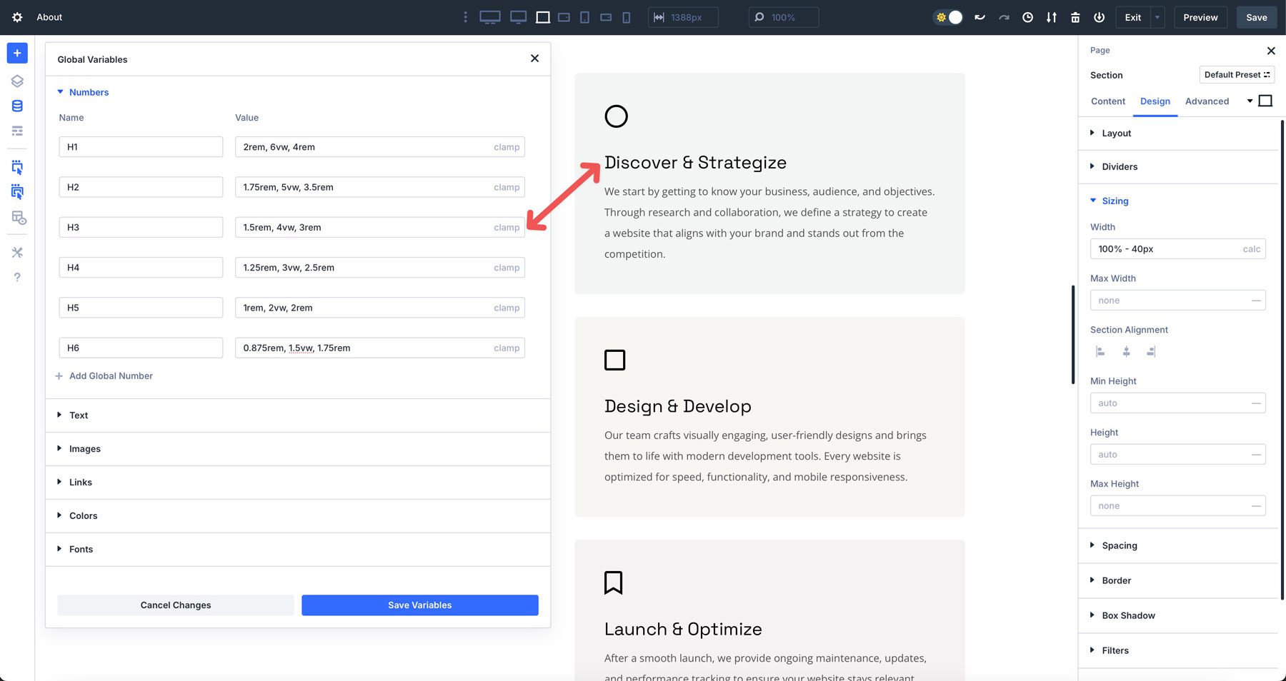 Advanced Units in Divi 5