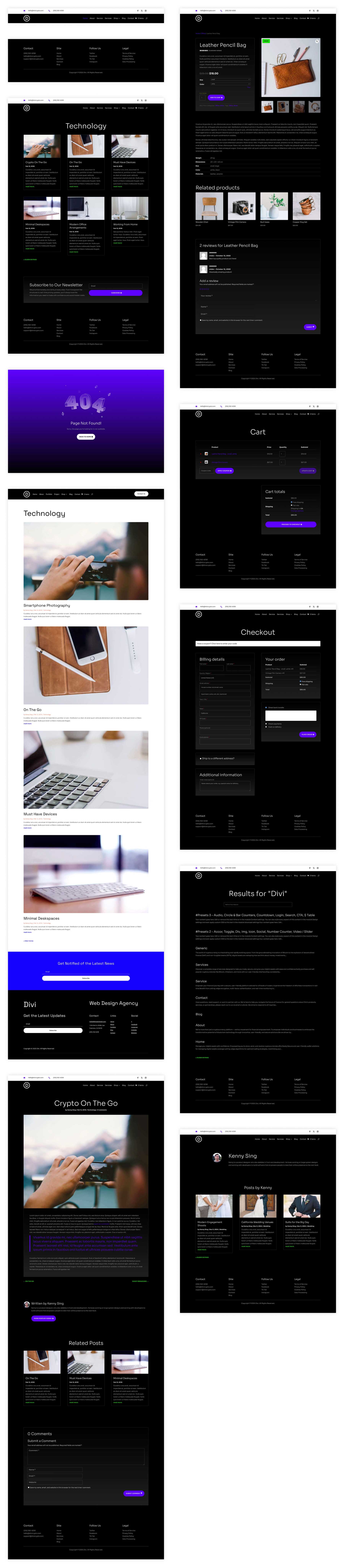 crypto starter site for Divi