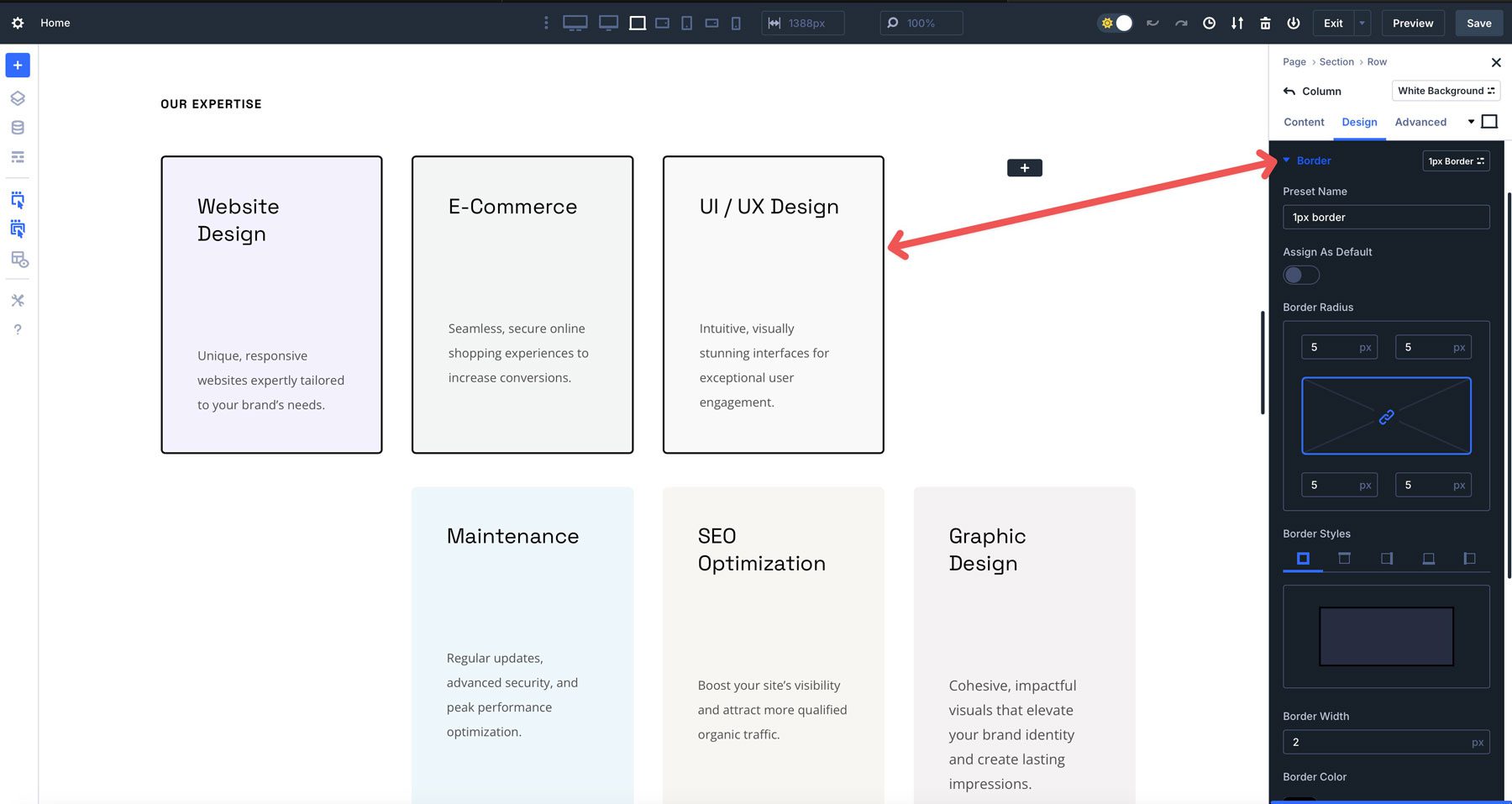 Option Group Presets in Divi 5