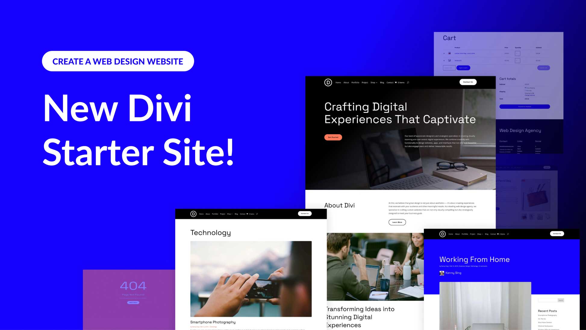 New Web Design Starter Site for Divi (Quick Install)