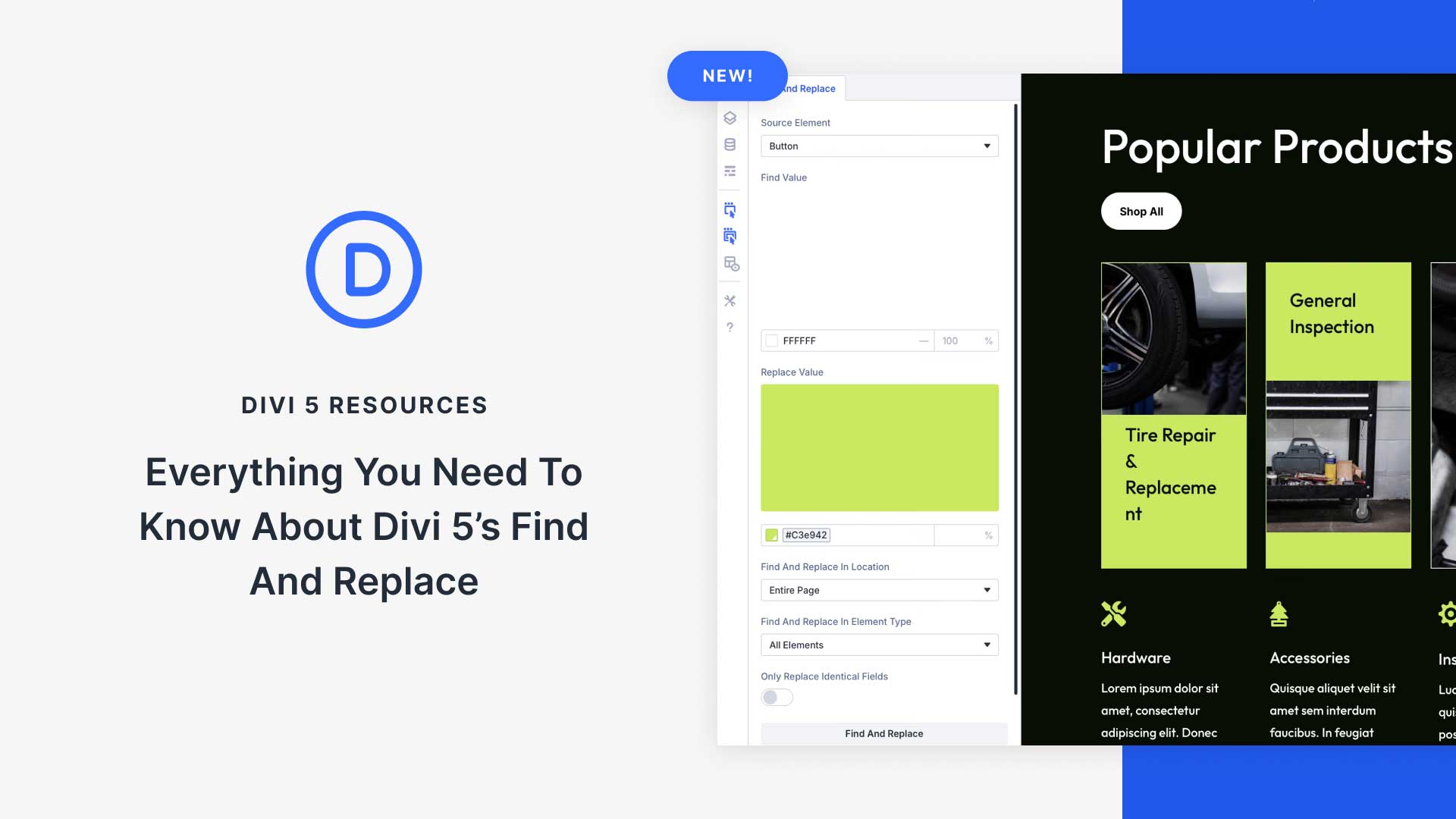 Everything You Need To Know About Divi 5’s Find And Replace