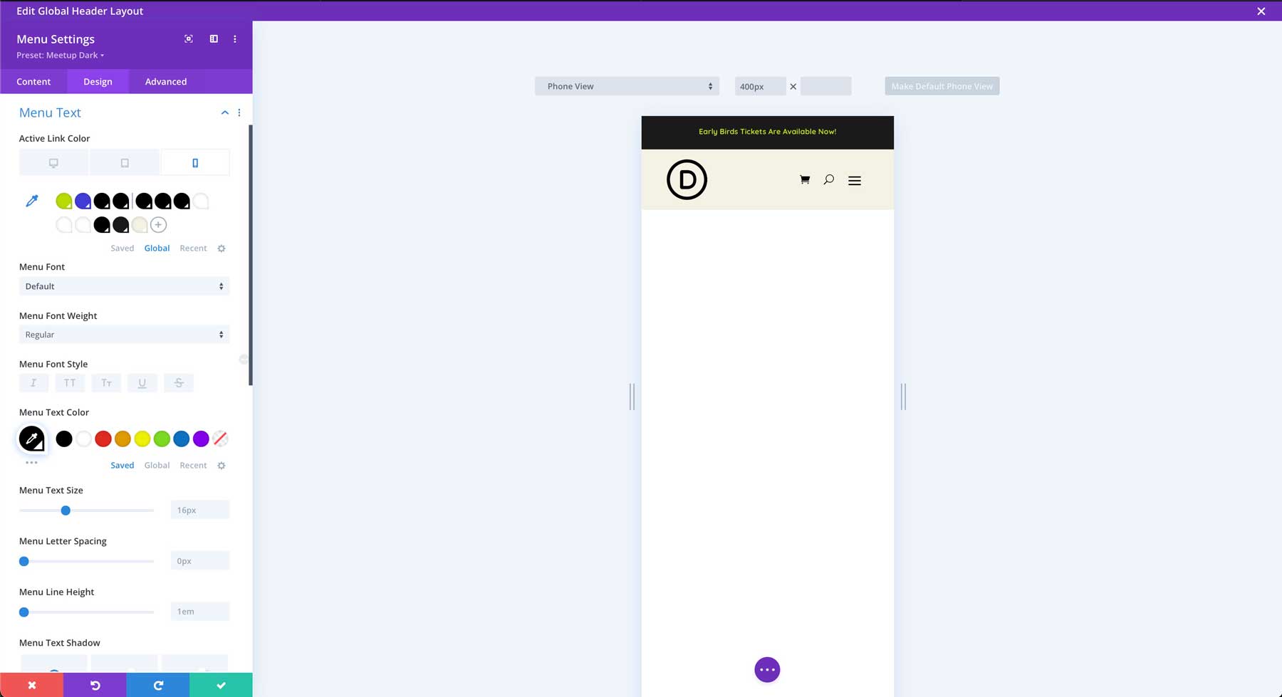 Meetup starter site for Divi