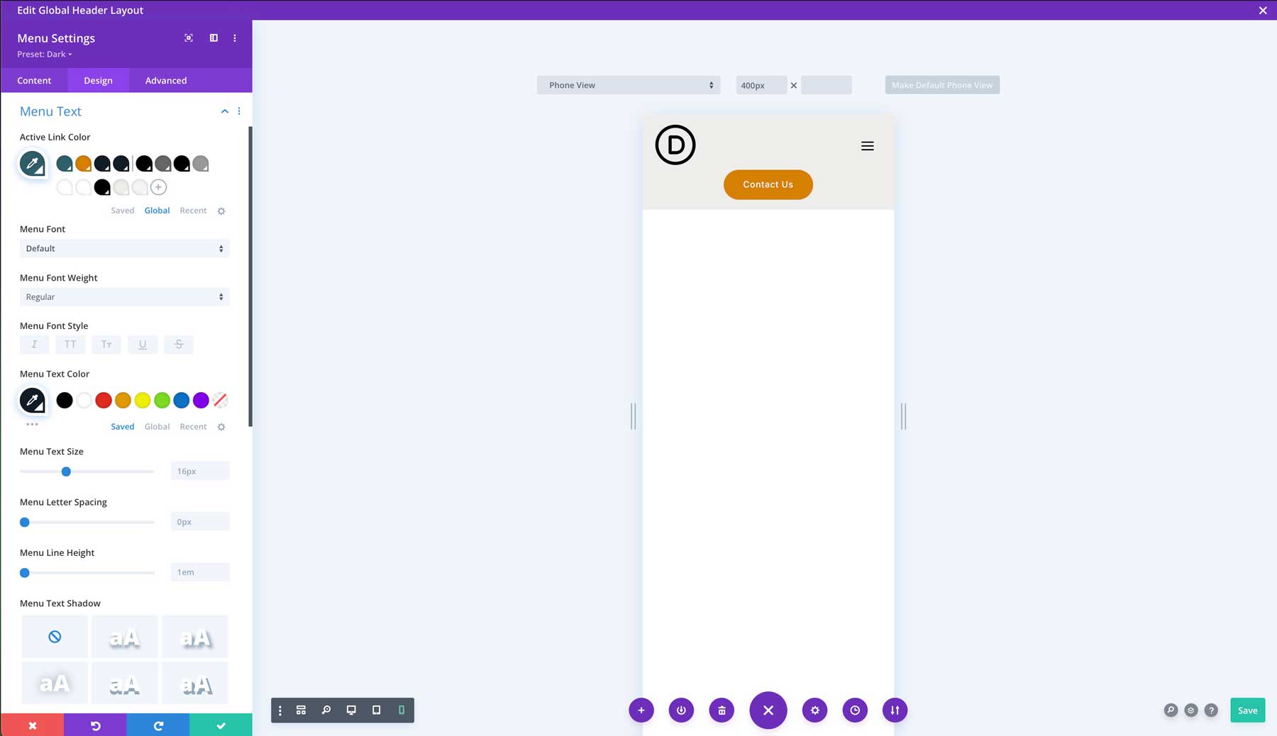 Accountant starter site for Divi