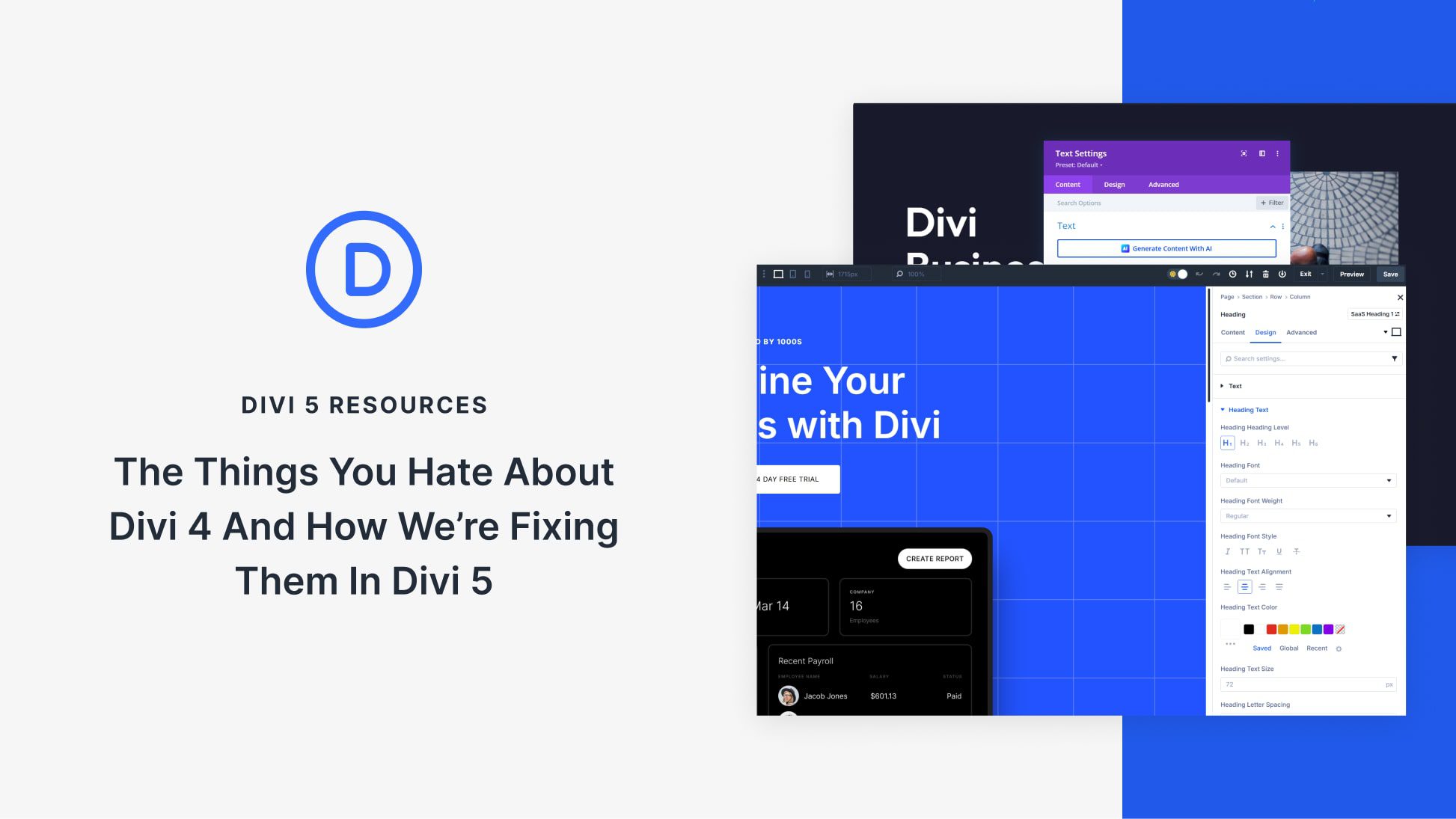 The Things You Hate About Divi 4 And How We’re Fixing Them In Divi 5