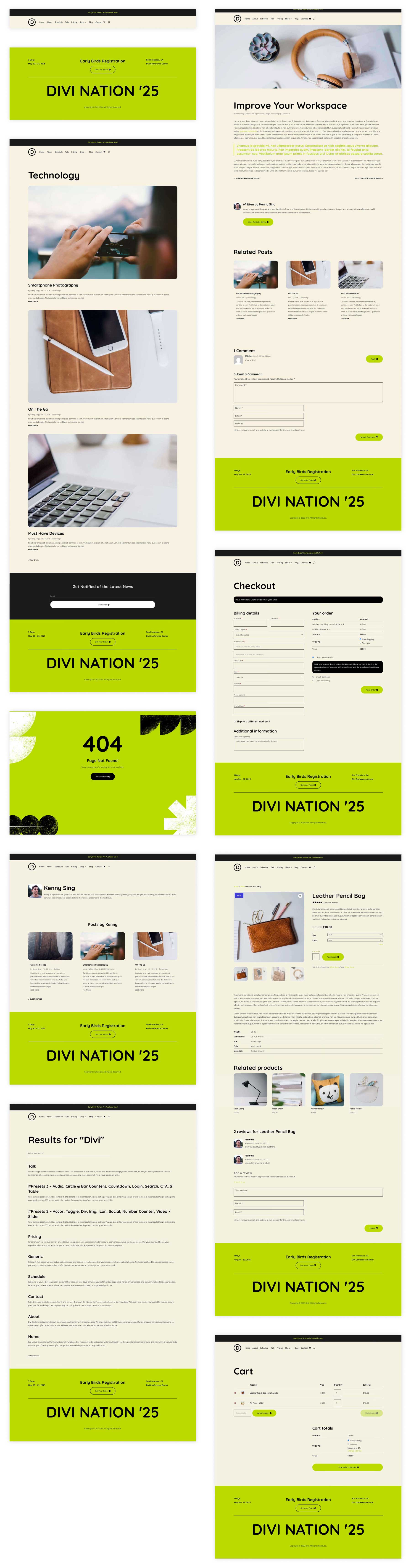 Meetup starter site for Divi