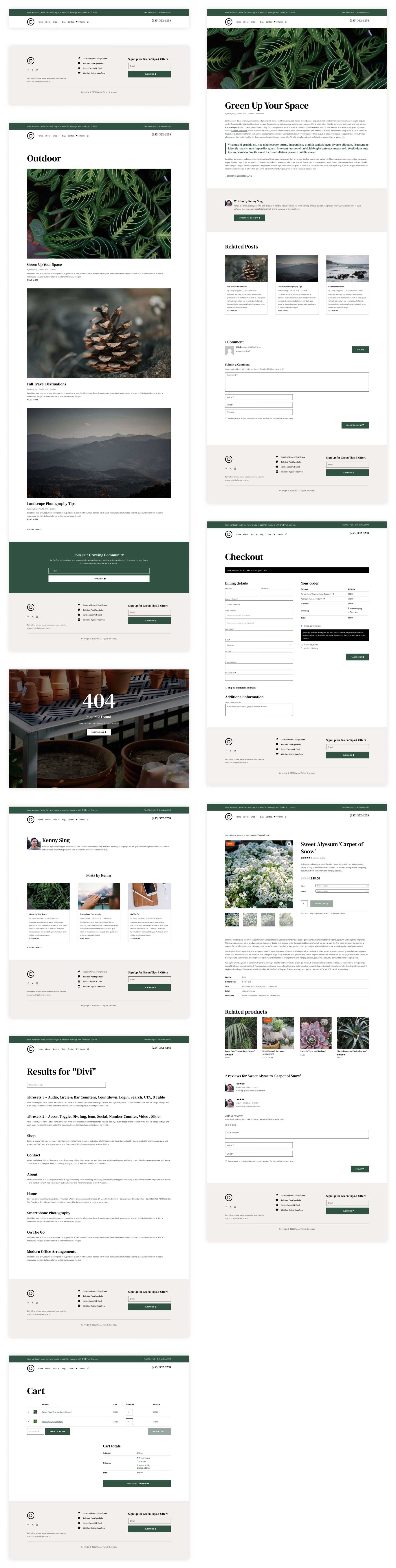 Nursery starter site for Divi