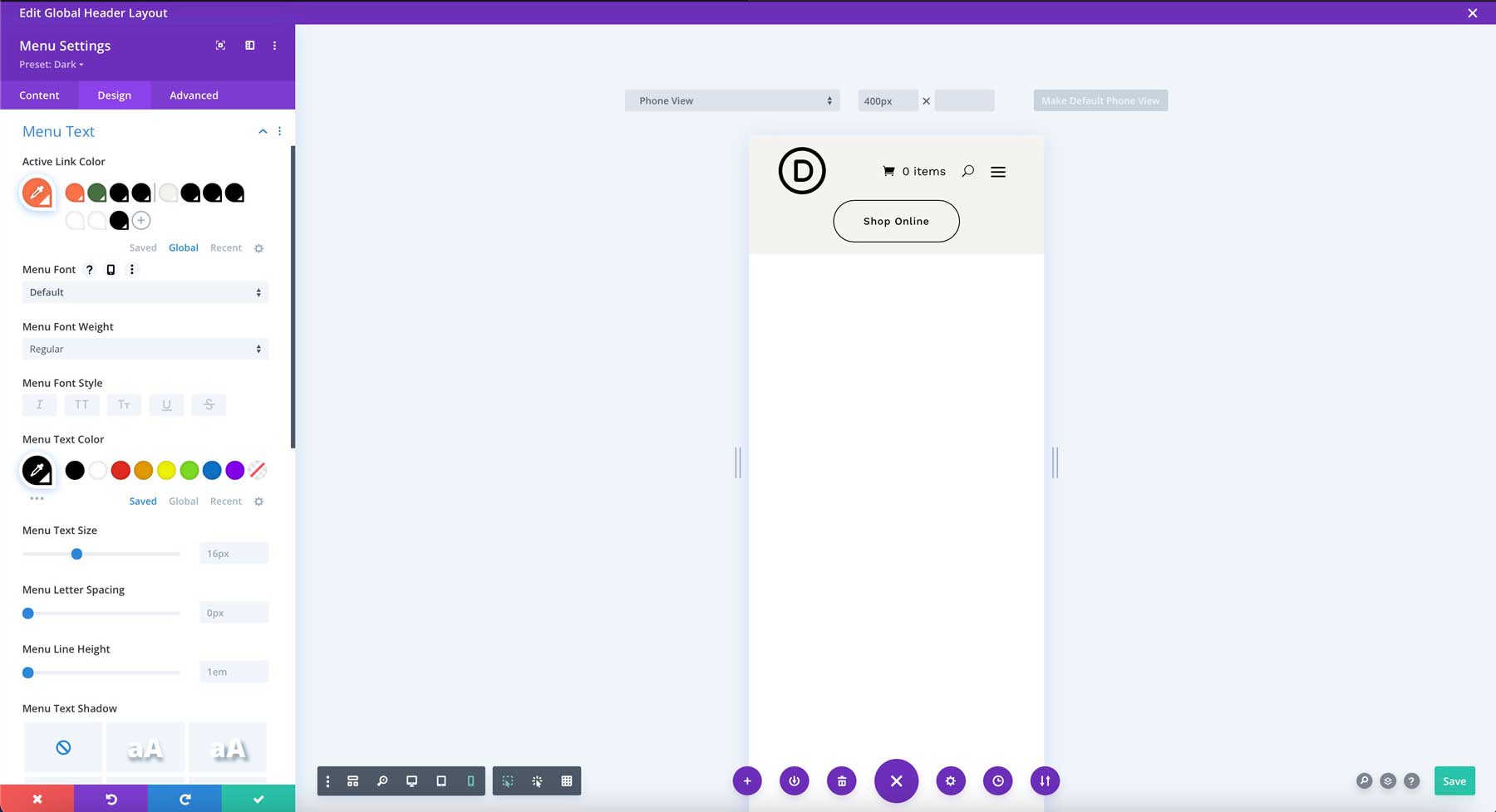 Bookstore starter site for Divi