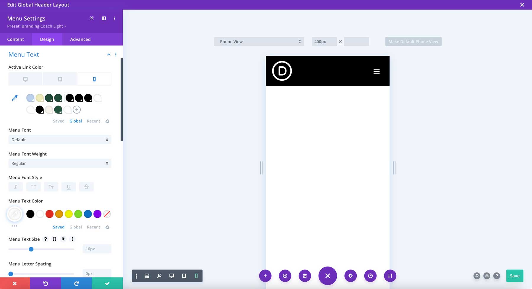 Branding Coach starter site for Divi