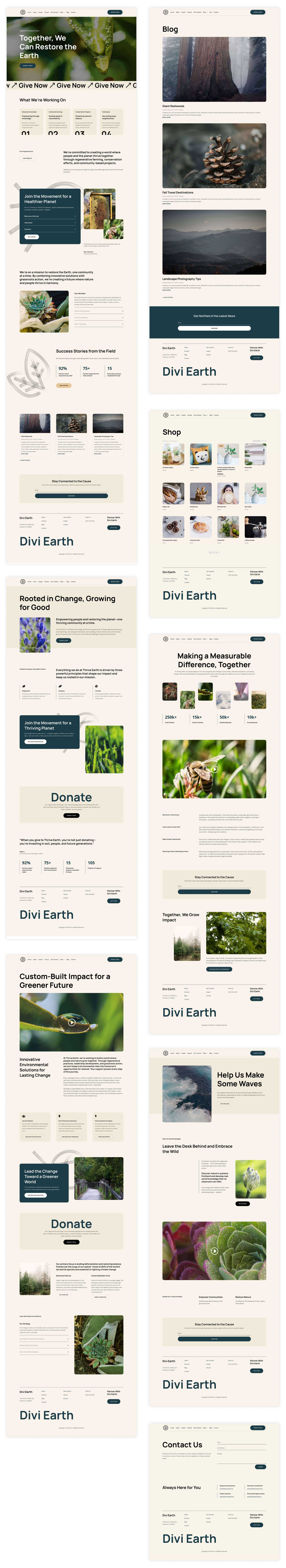 NGO starter site for Divi