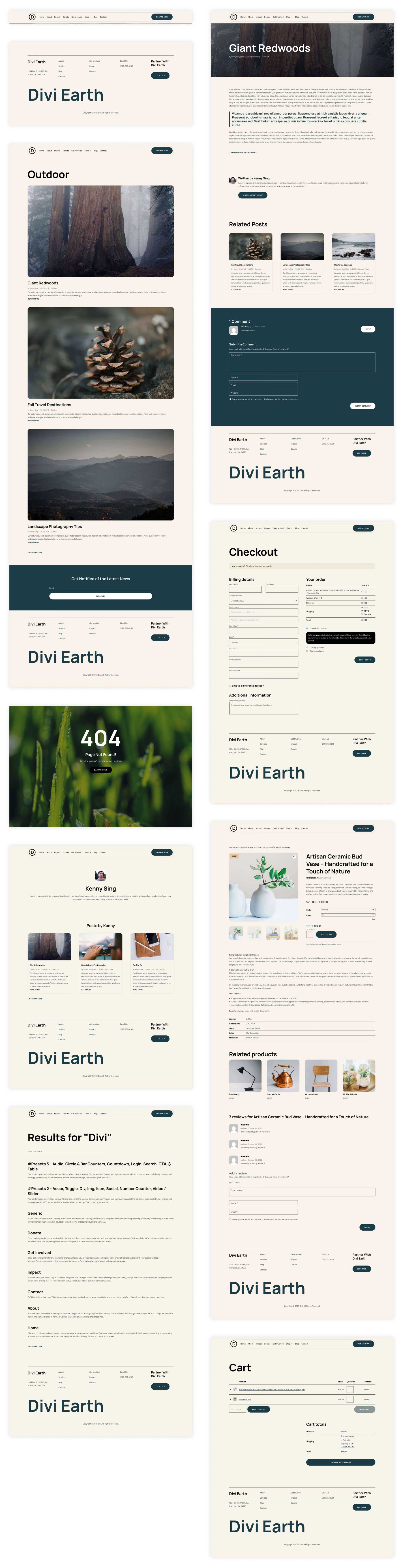 NGO starter site for Divi