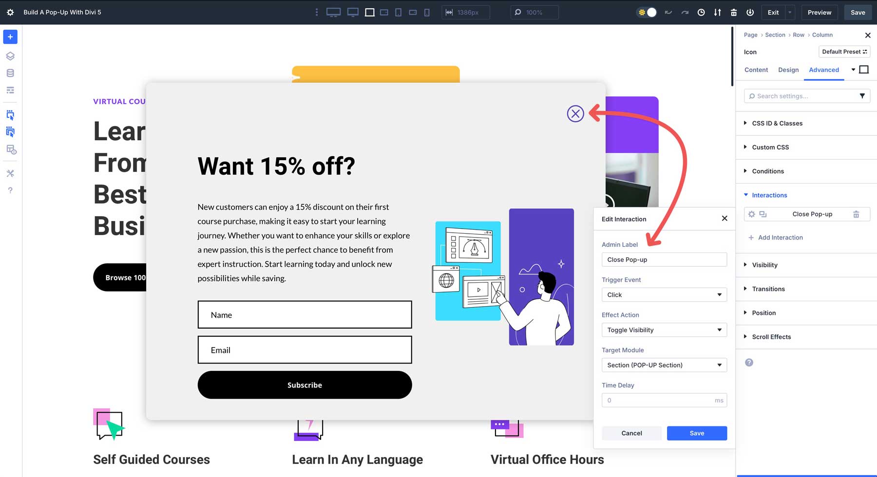 Build A Pop-Up With Divi 5