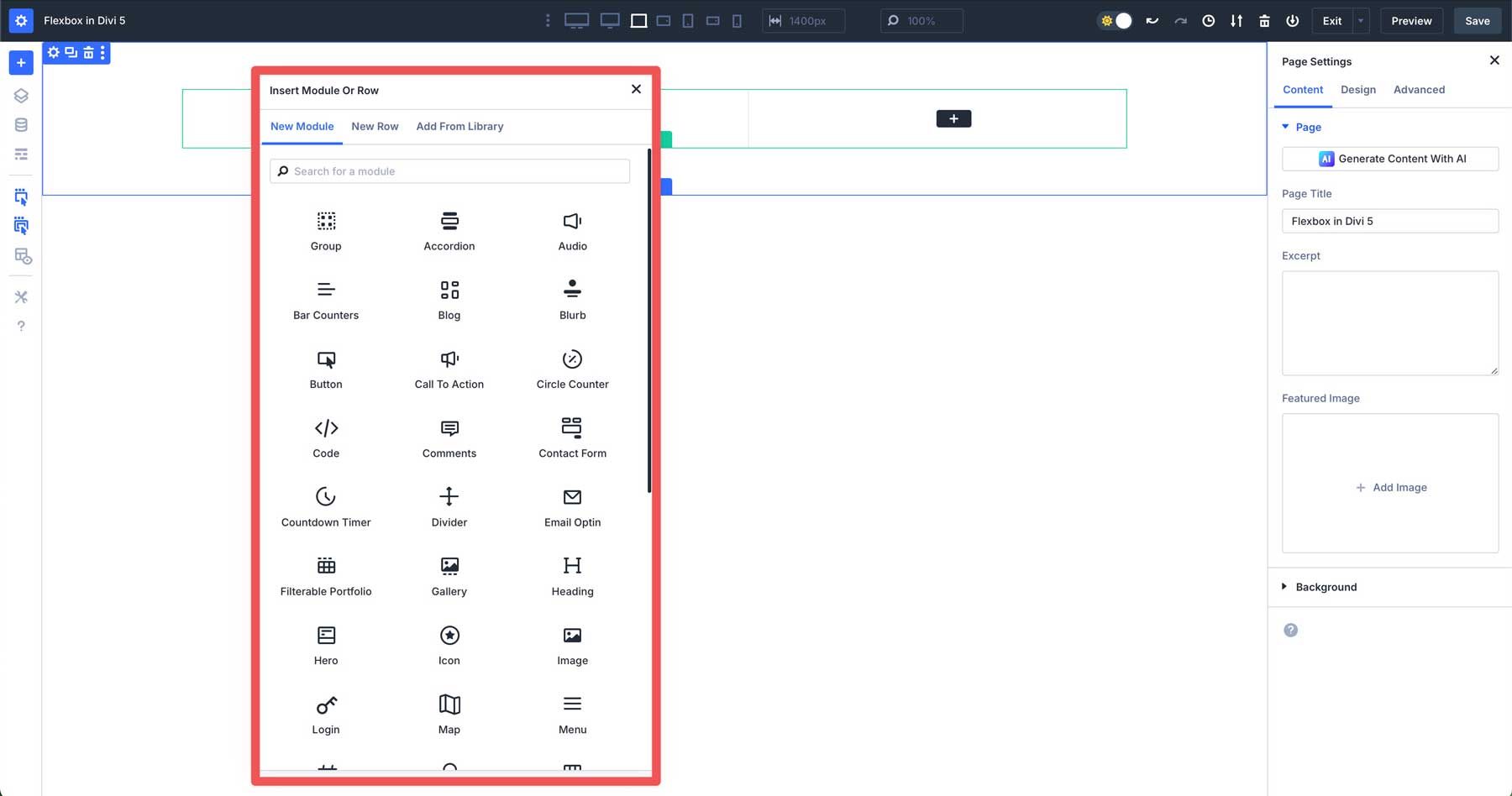 Flexbox Layout System in Divi 5