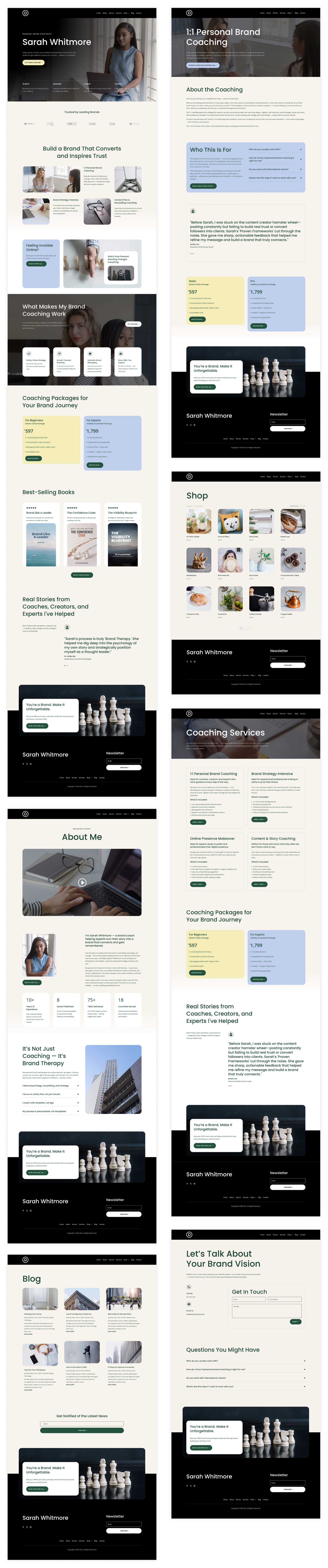 Branding Coach starter site for Divi