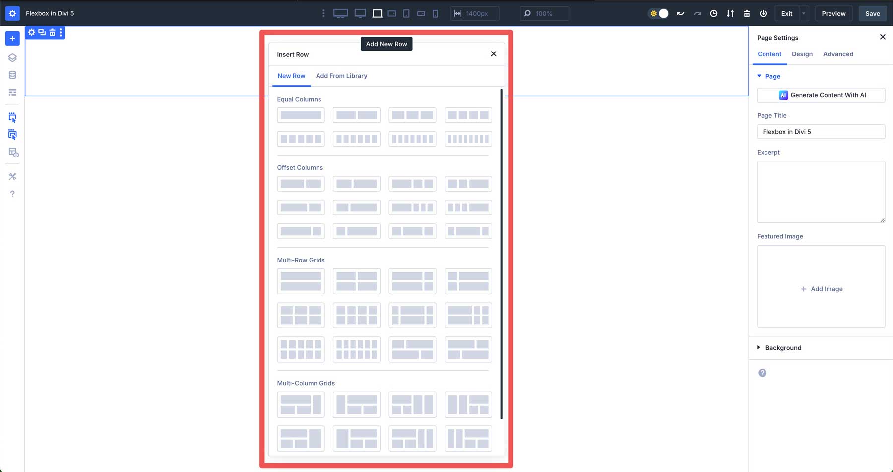 Flexbox Layout System in Divi 5