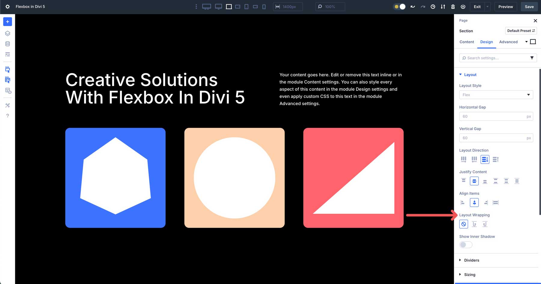 Flexbox Layout System in Divi 5