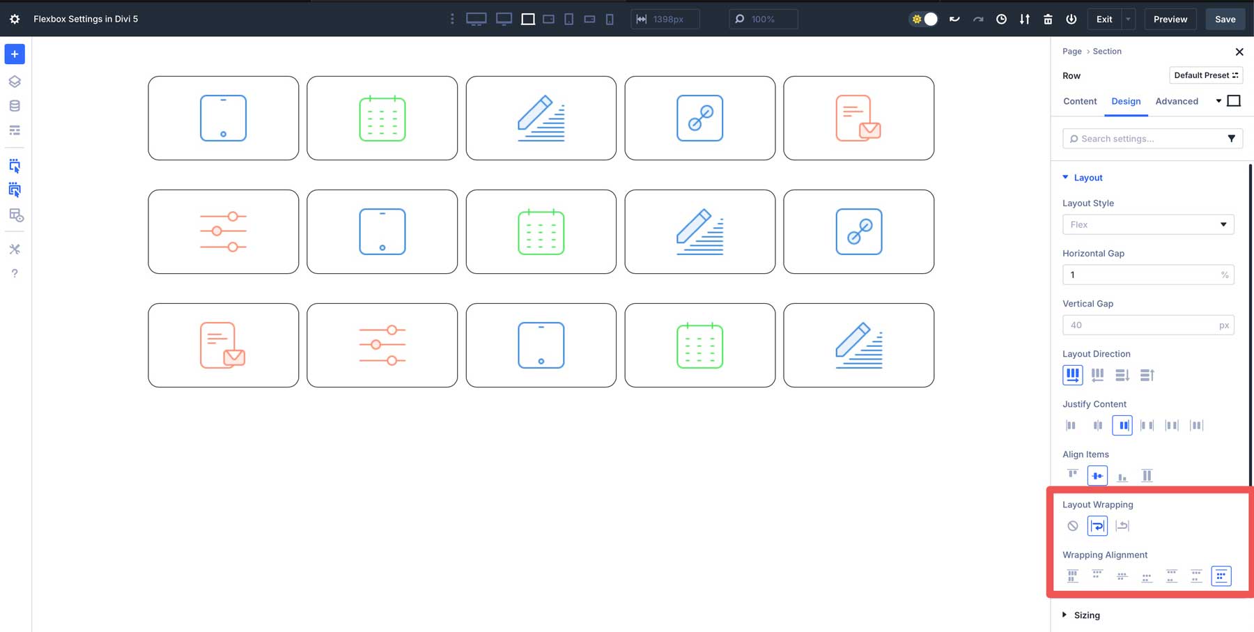 Flexbox Settings In Divi 5
