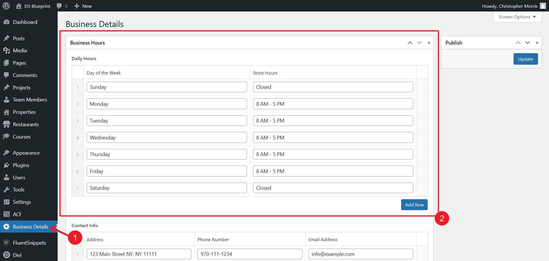 Create Repeater Field on Option Page Using ACF