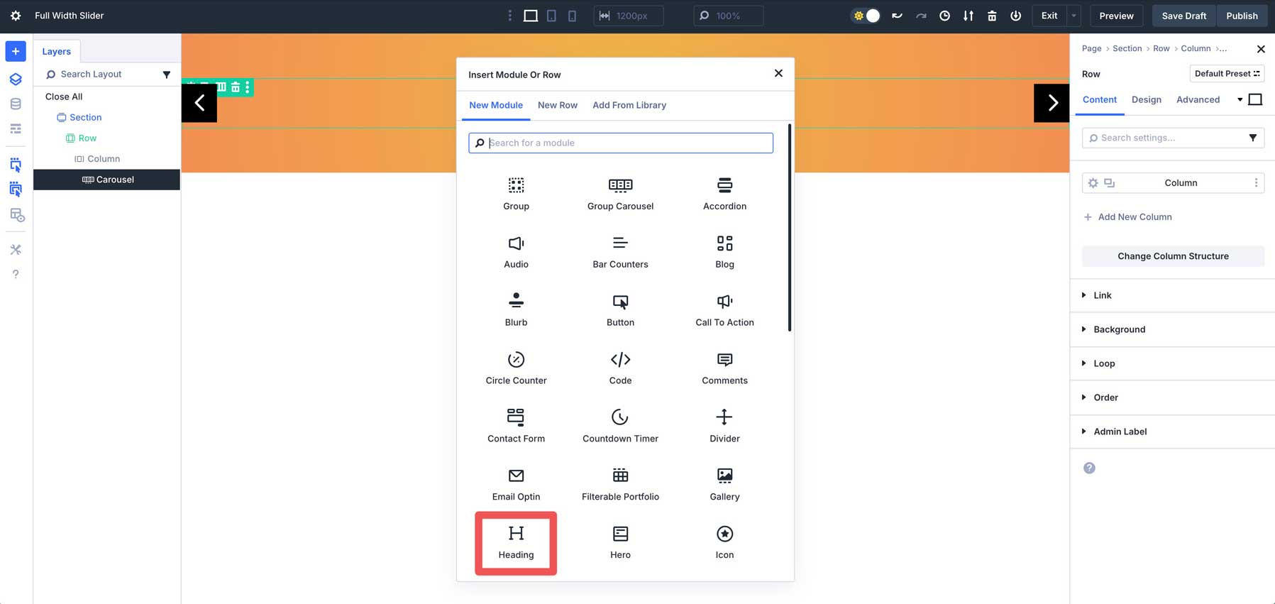 Build a Full Screen/Full Width Slider