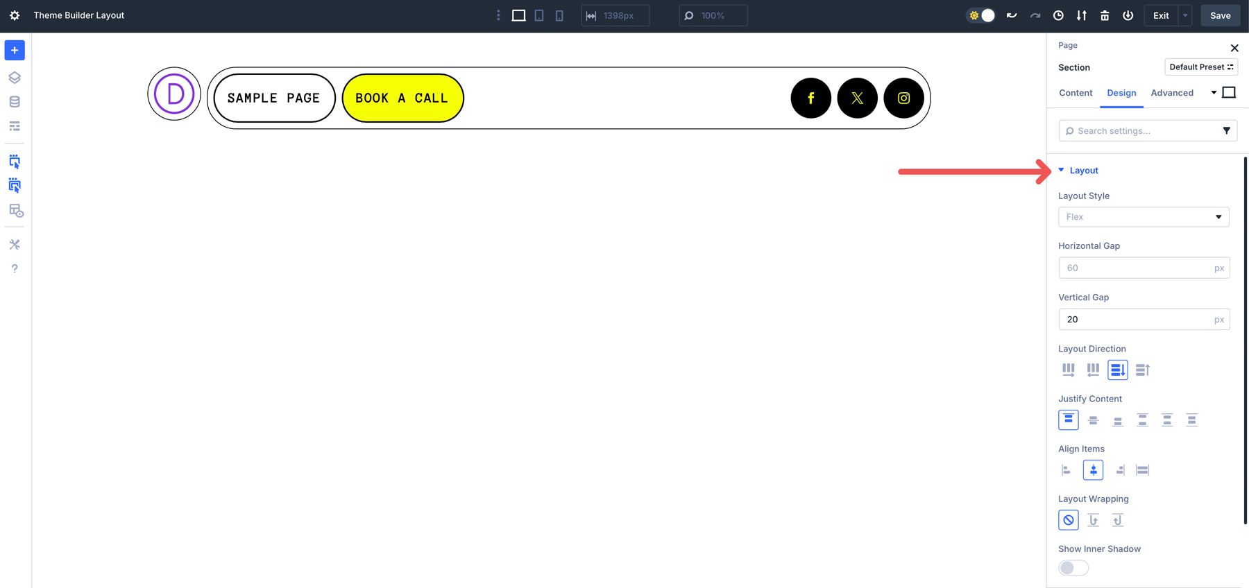 Flexbox Headers For Divi 5