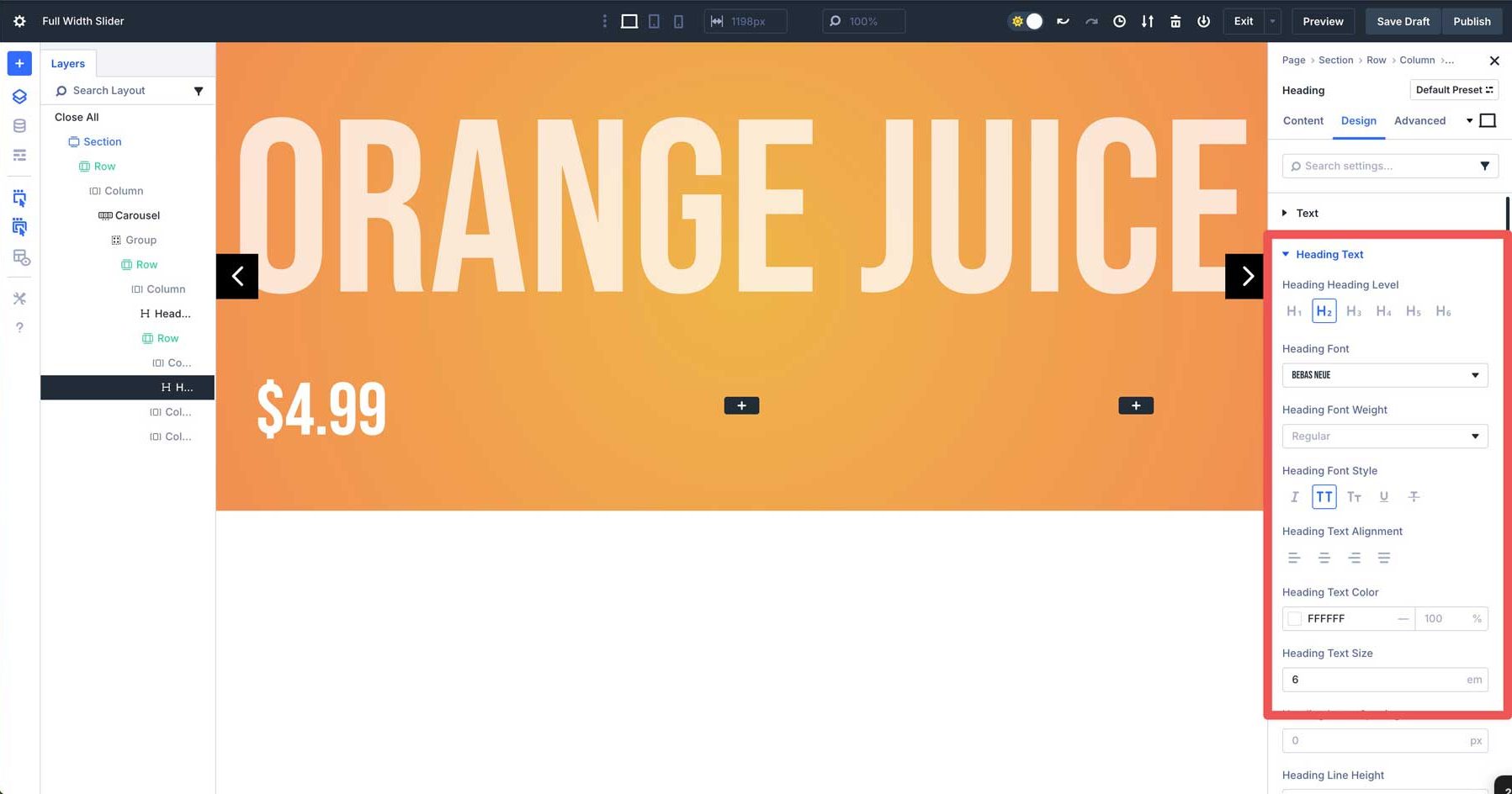 Build a Full Screen/Full Width Slider
