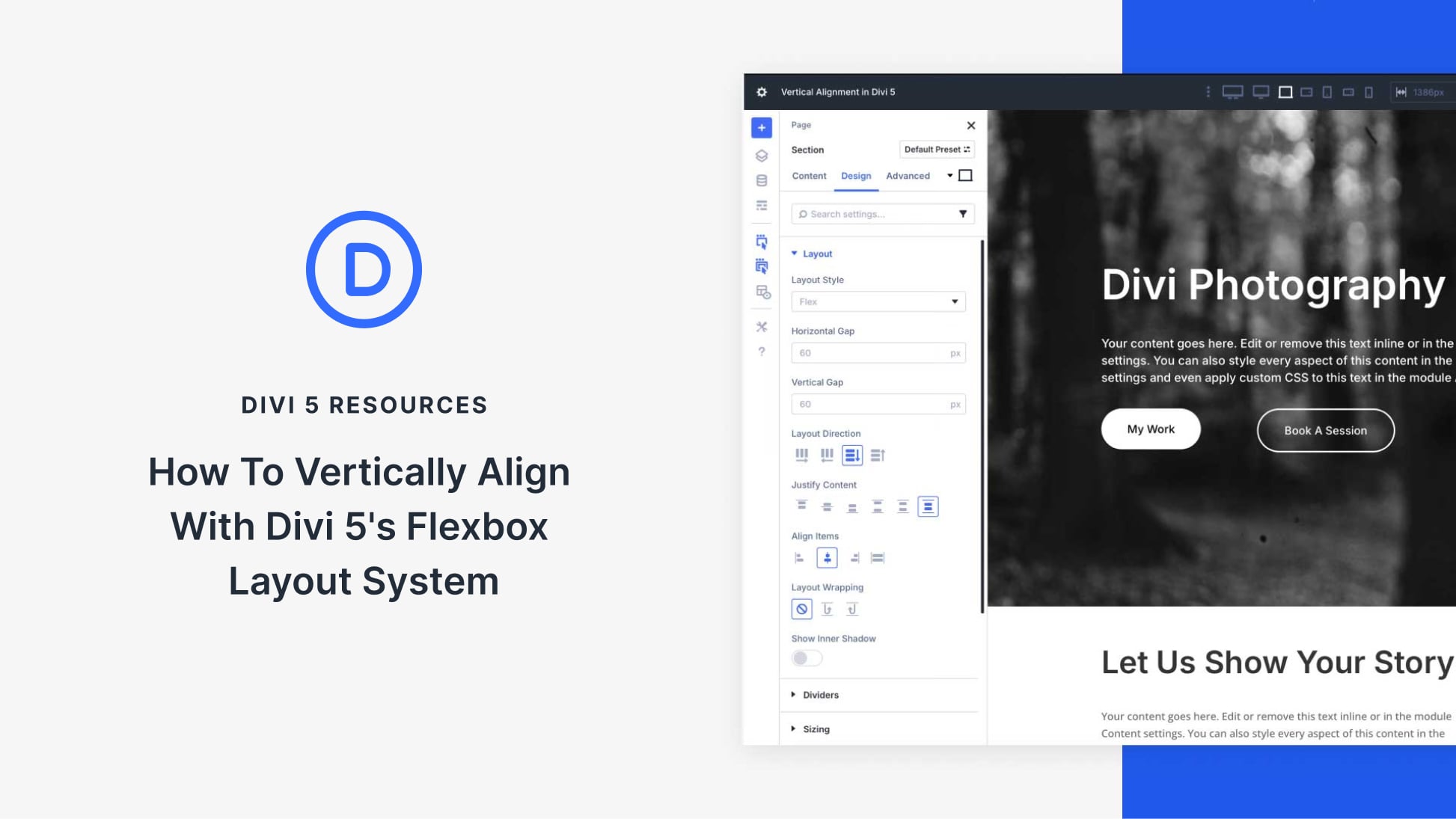 How To Vertically Align With Divi 5’s Flexbox Layout System