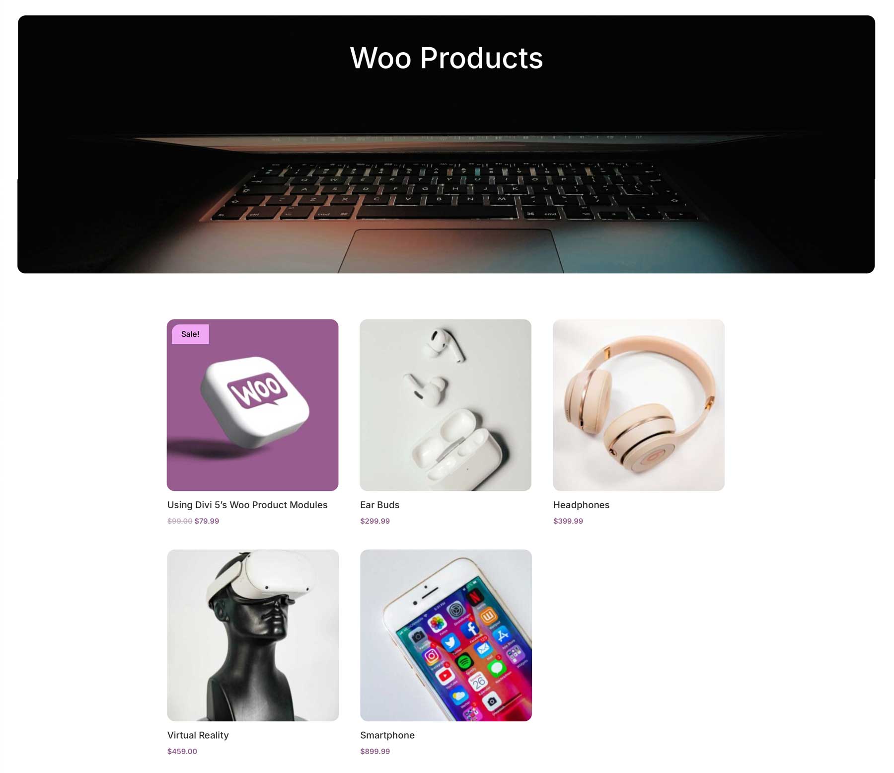 Divi 5 Woo Product Modules
