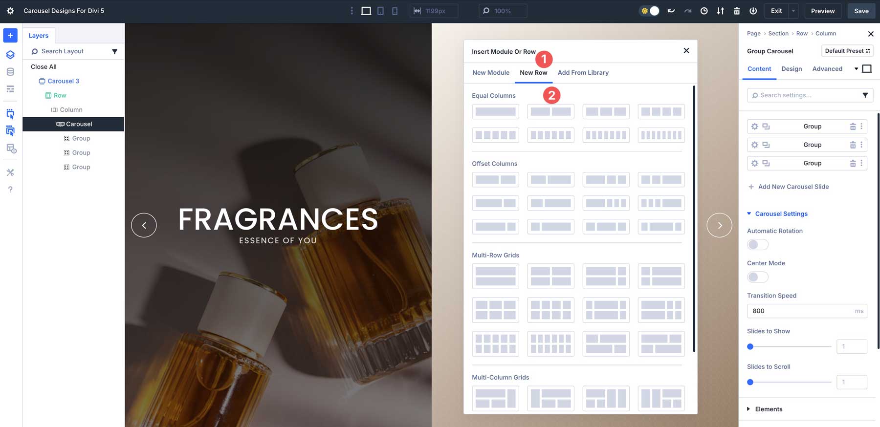 Carousel Designs For Divi 5