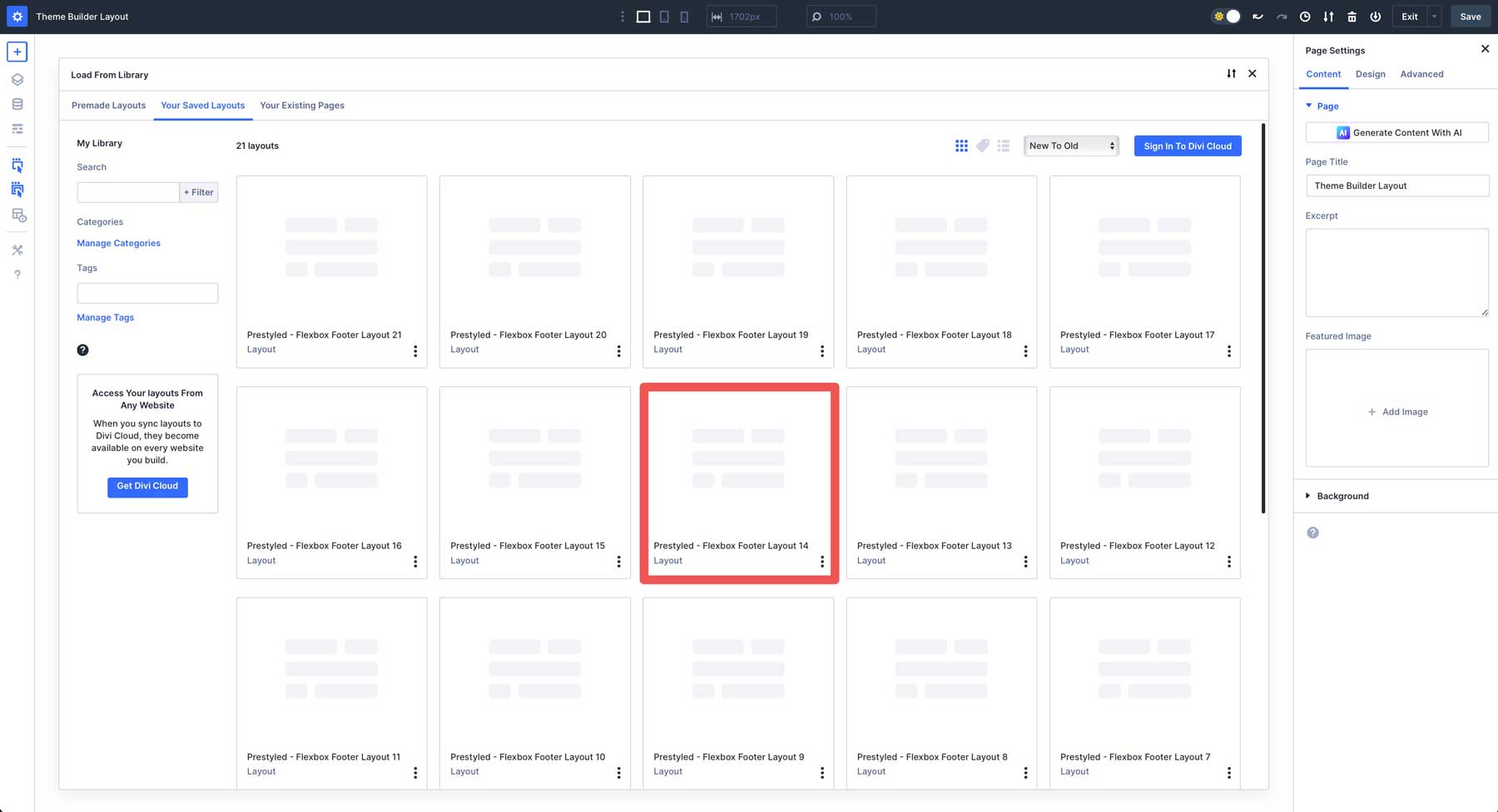 Flexbox Footers For Divi 5