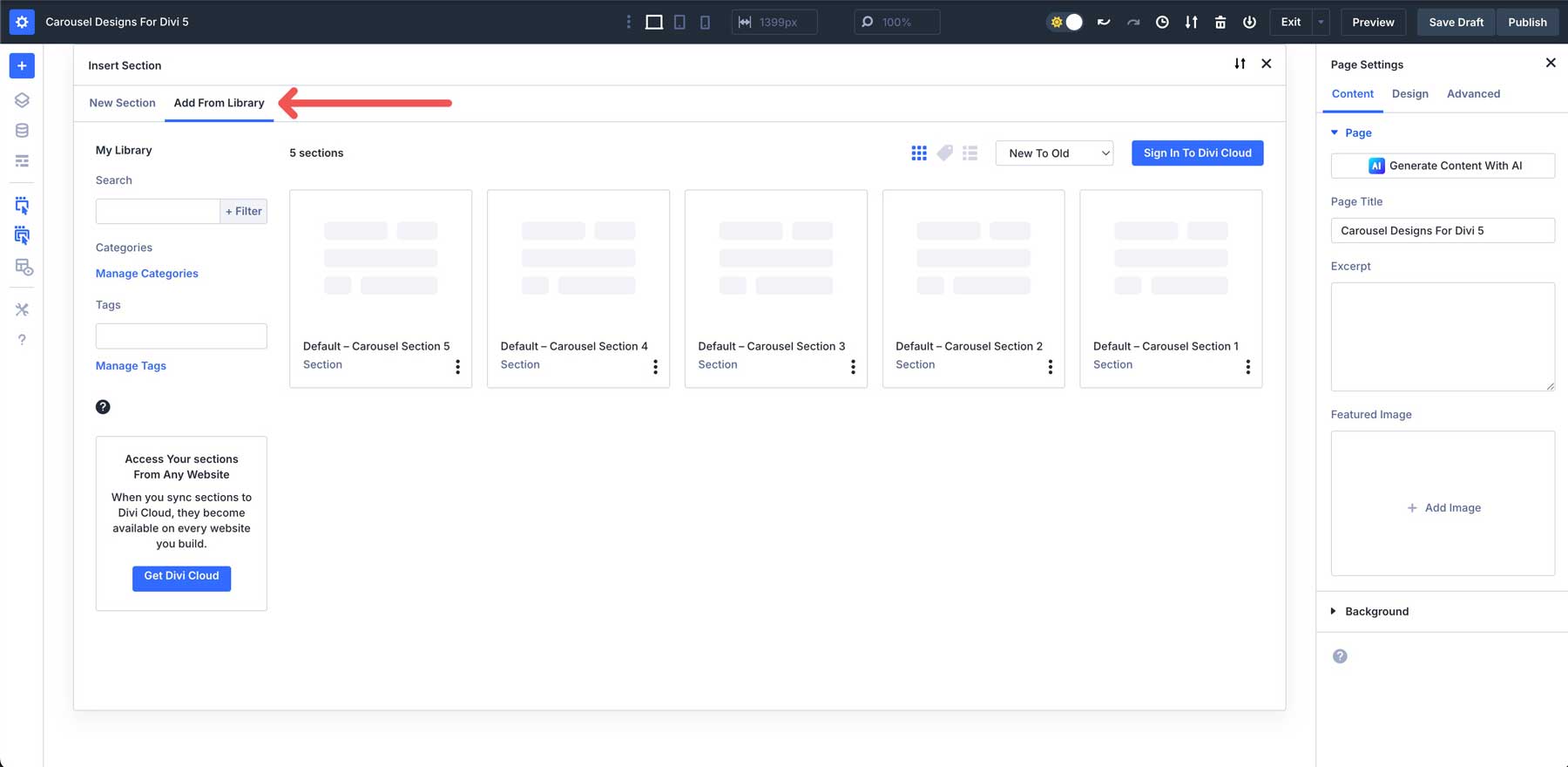 Carousel Designs For Divi 5