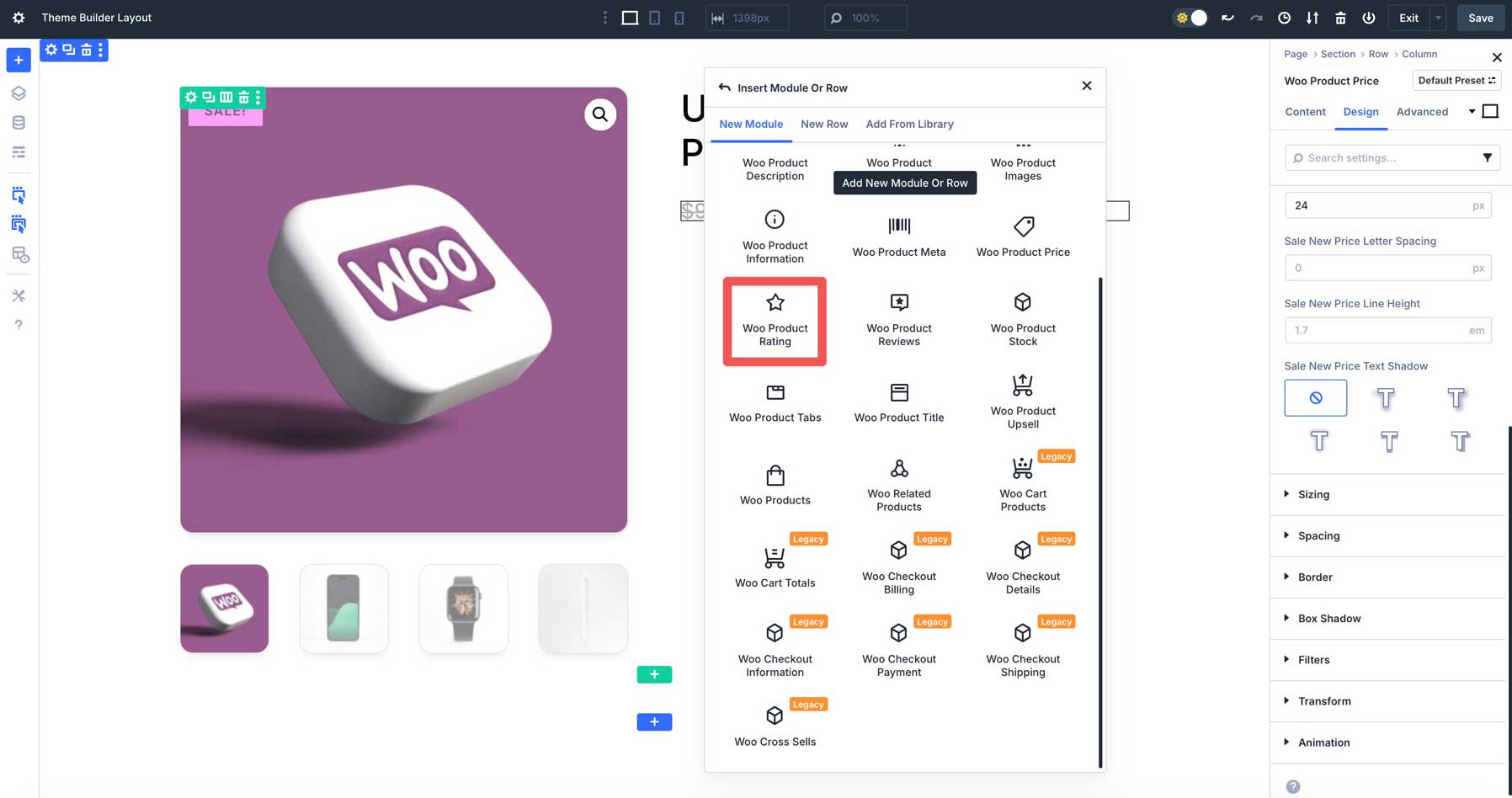 Divi 5 Woo Product Modules