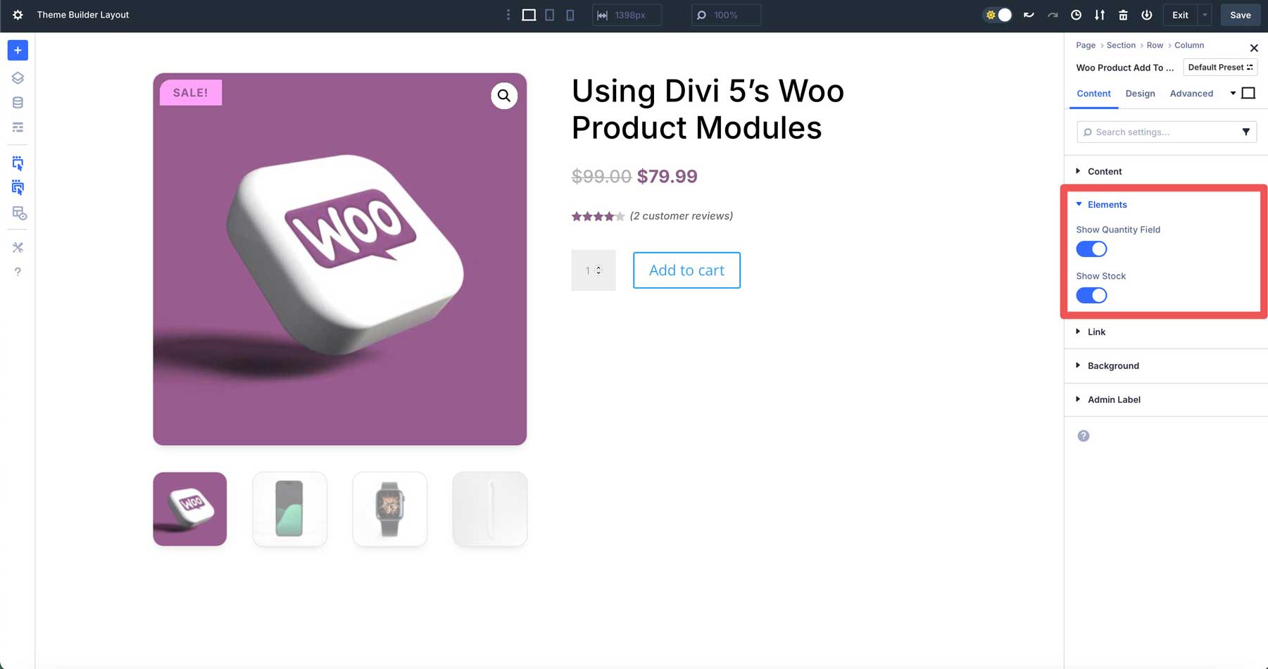 Divi 5 Woo Product Modules
