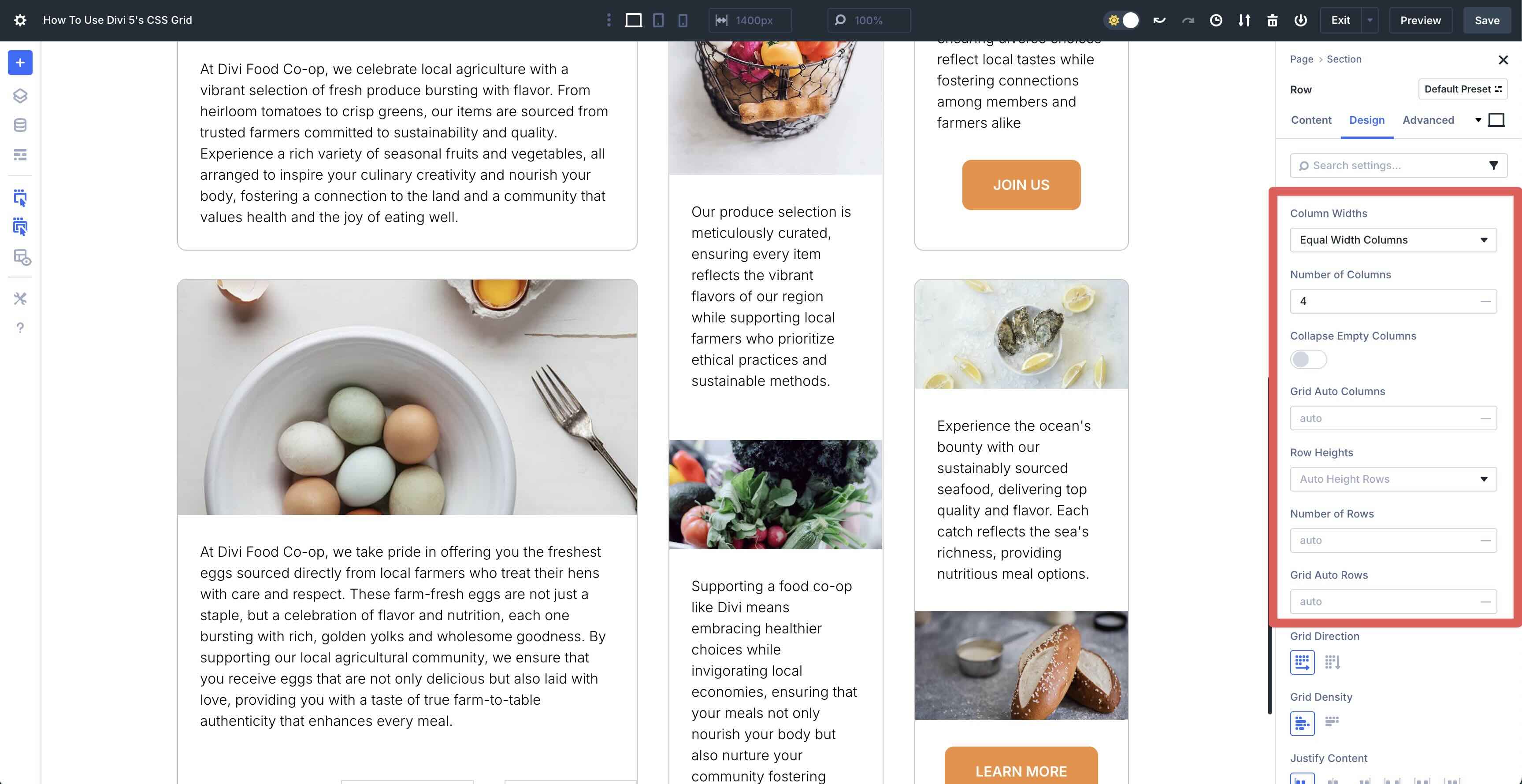 Divi 5 CSS Grid