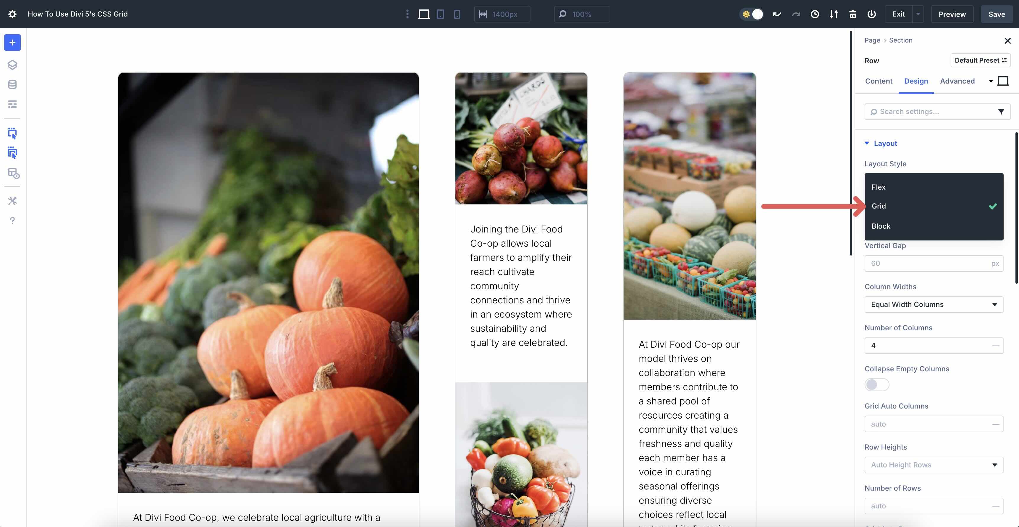 Divi 5 CSS Grid