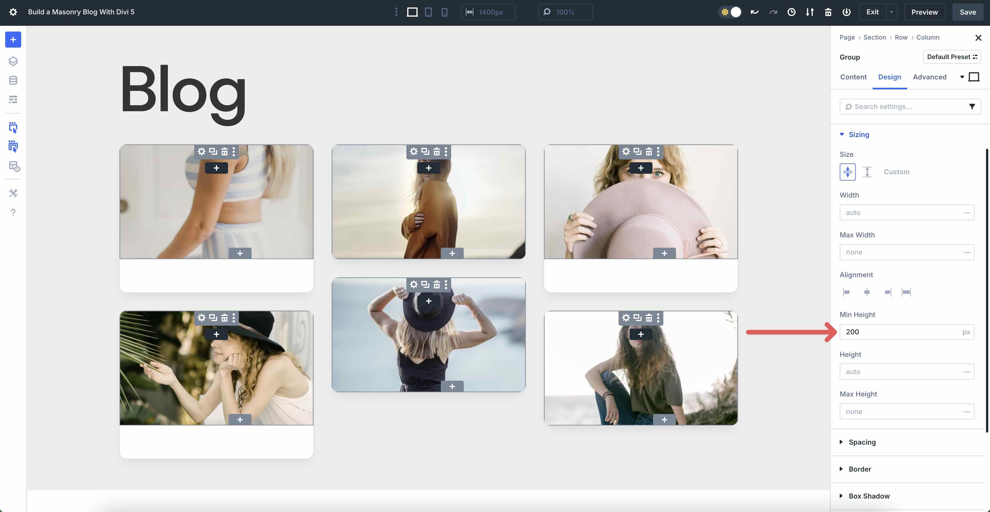 Masonry Blog With Divi 5