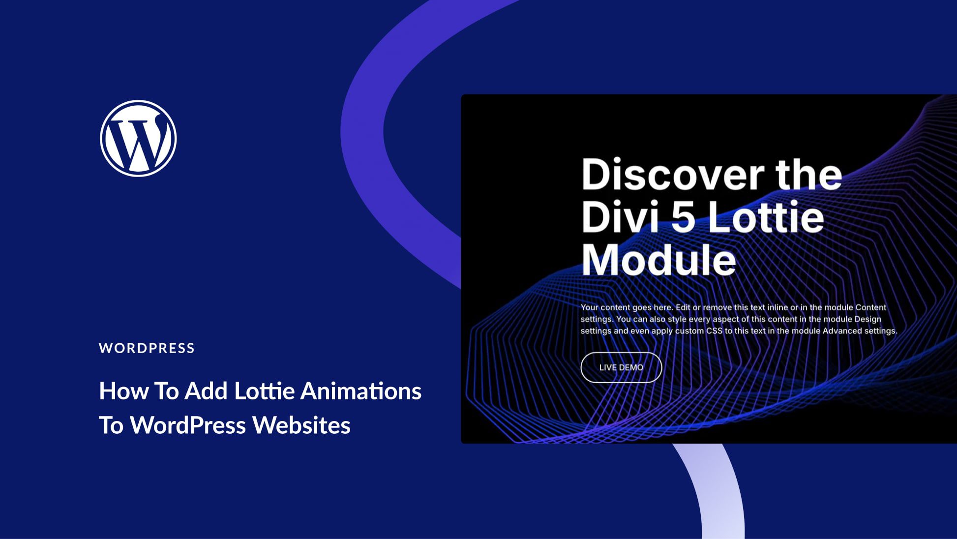 How To Add Lottie Animations To WordPress Websites