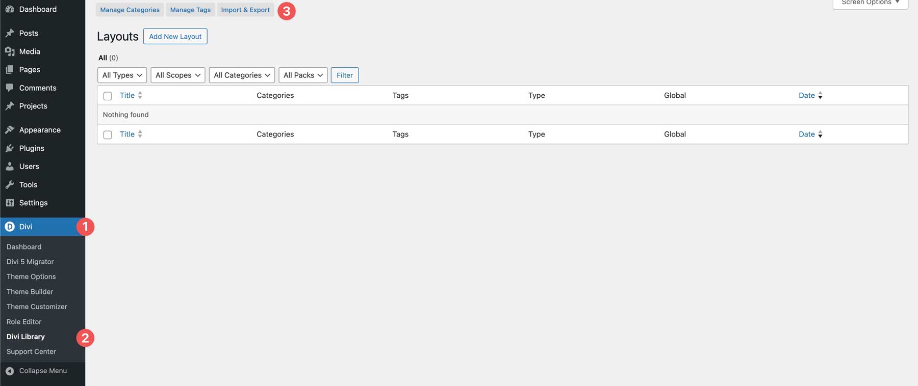 Group Carousel transition effects in Divi 5