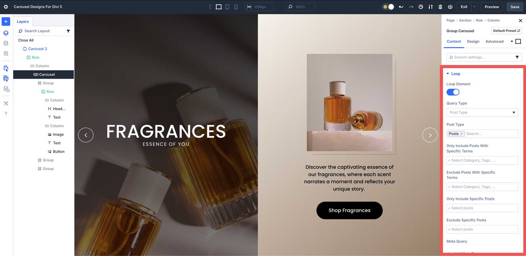 Carousel Designs For Divi 5