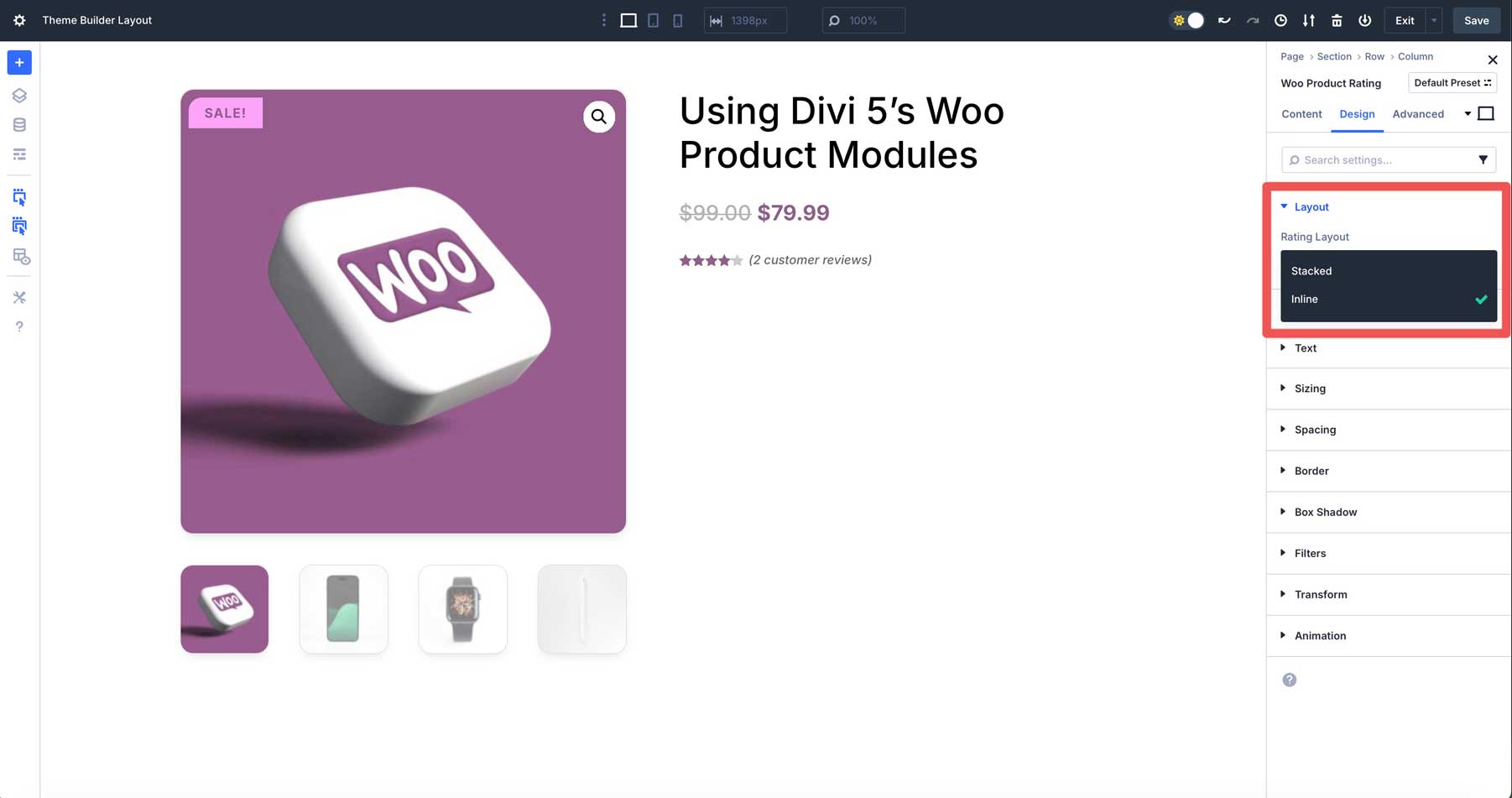 Divi 5 Woo Product Modules