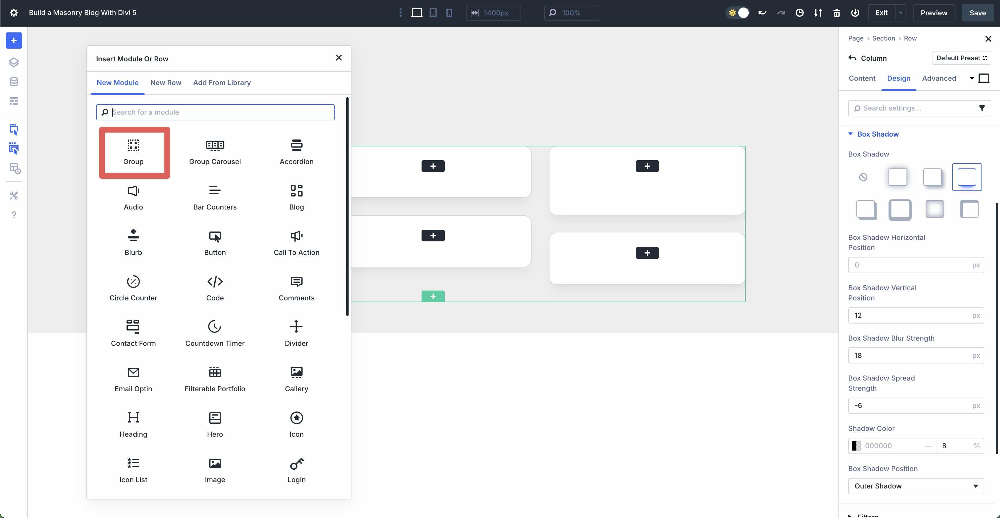 Masonry Blog With Divi 5