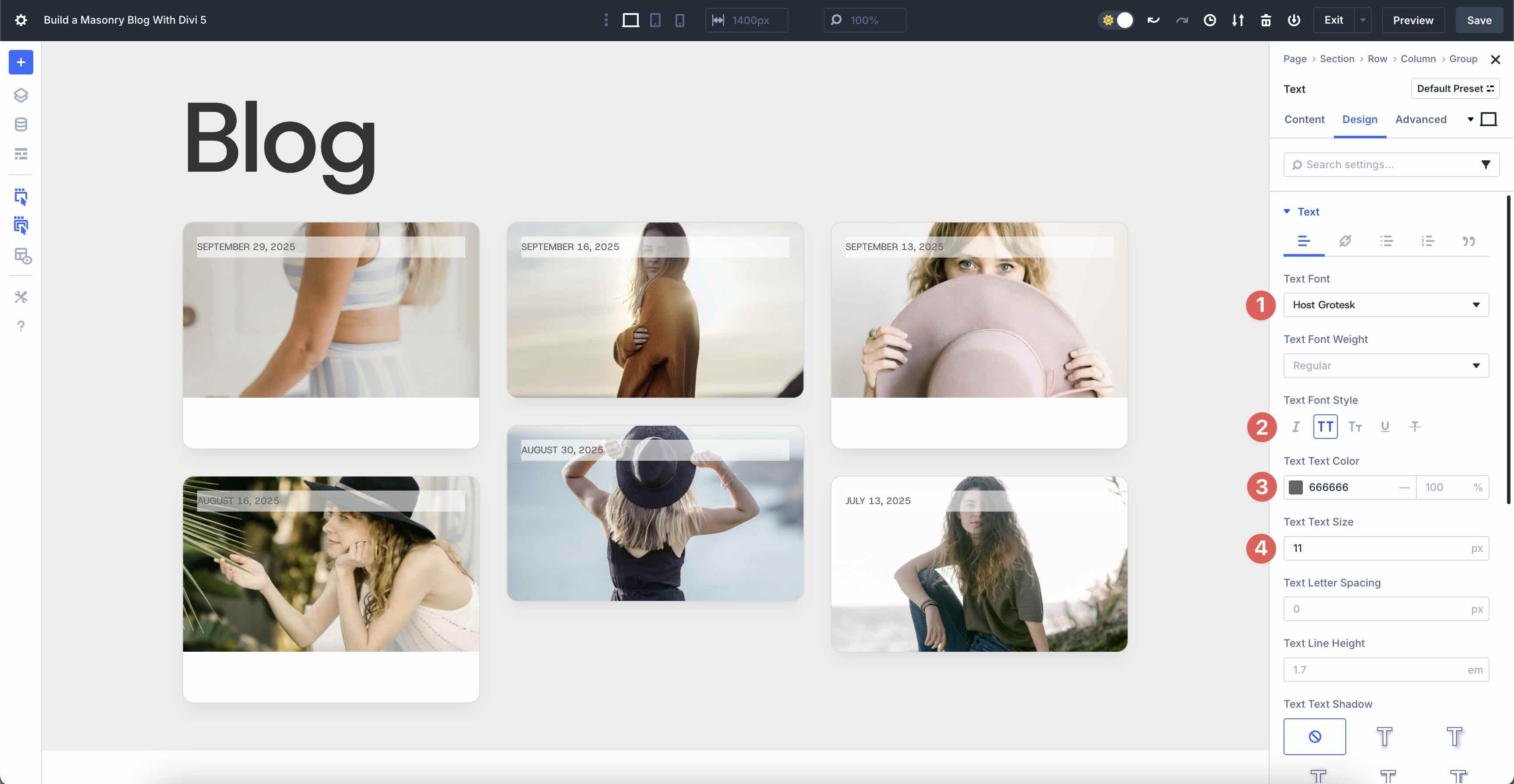 Masonry Blog With Divi 5