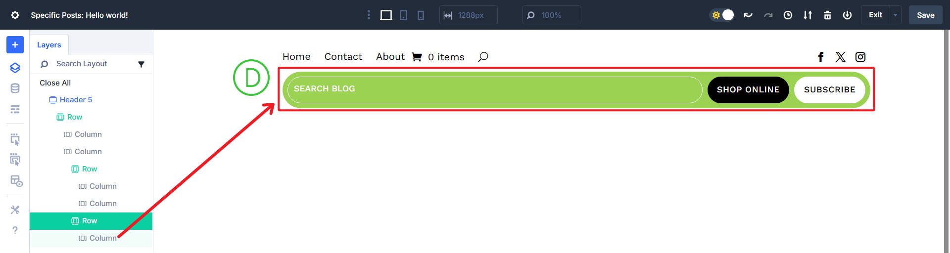 Example Header Structure Breakdown - 3