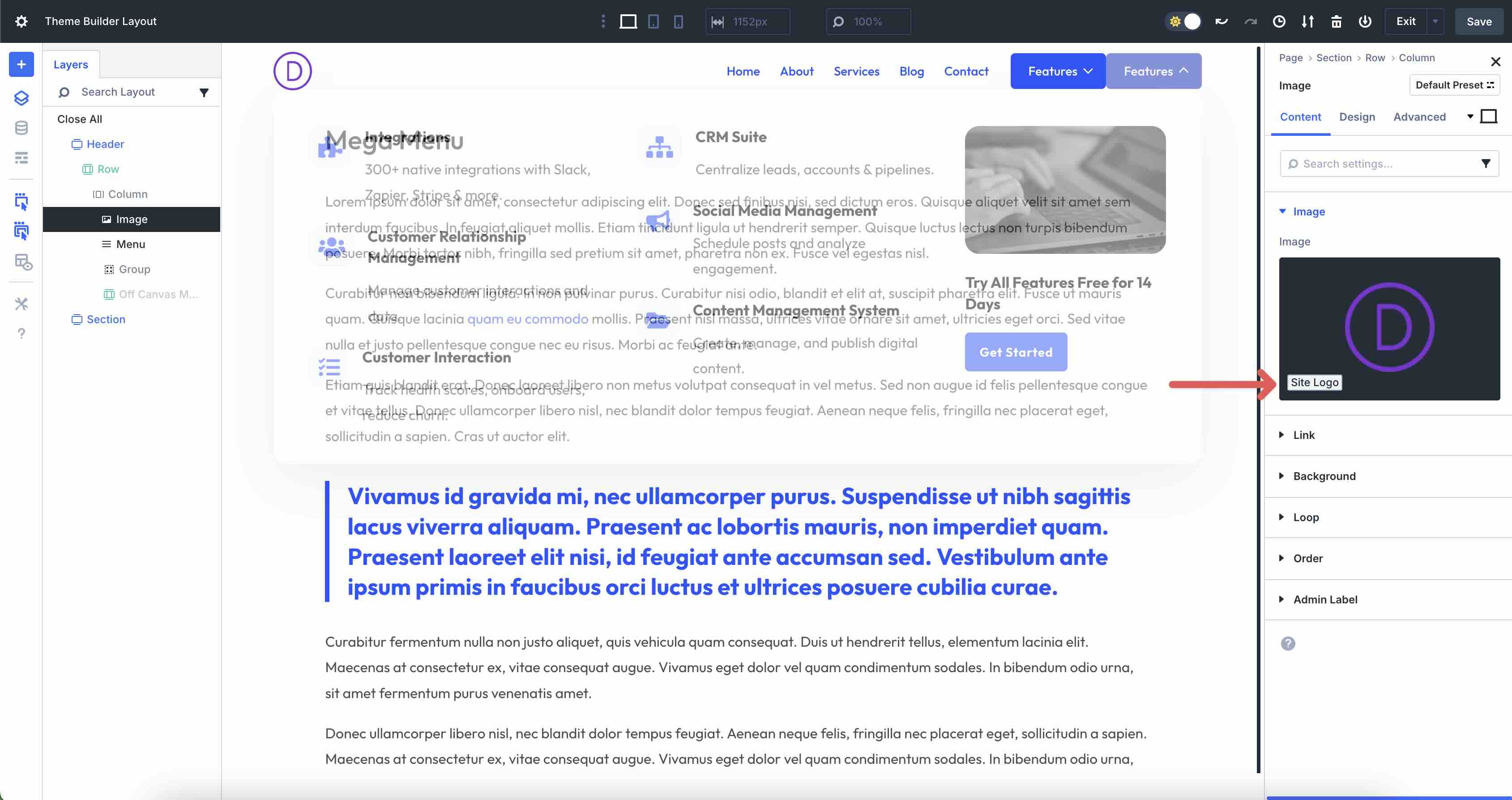Off Canvas Menus For Divi 5