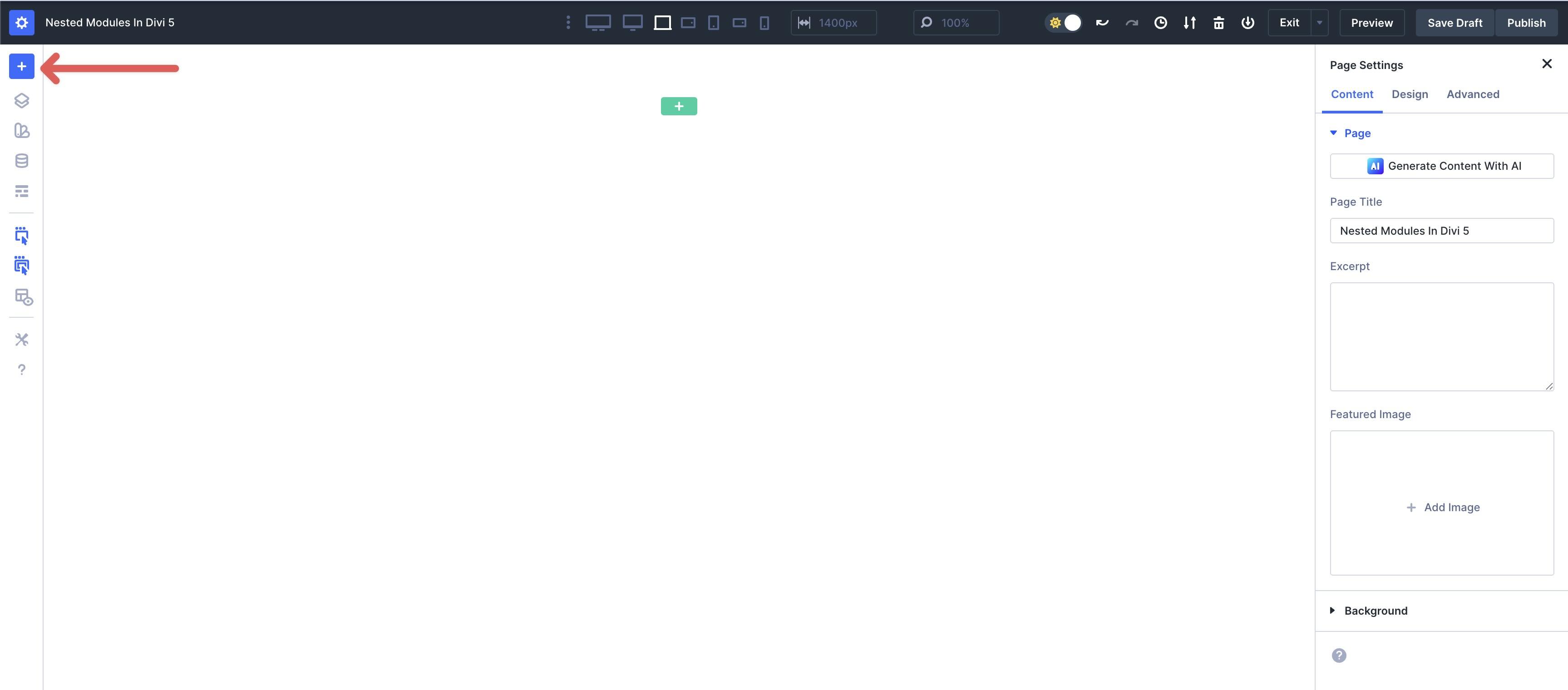 Nested Modules in Divi 5