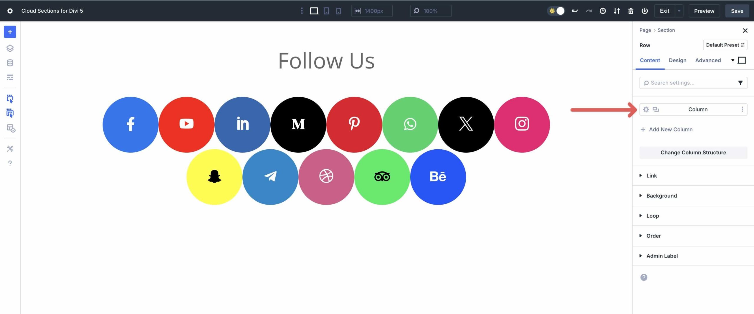 Cloud Sections For Divi 5