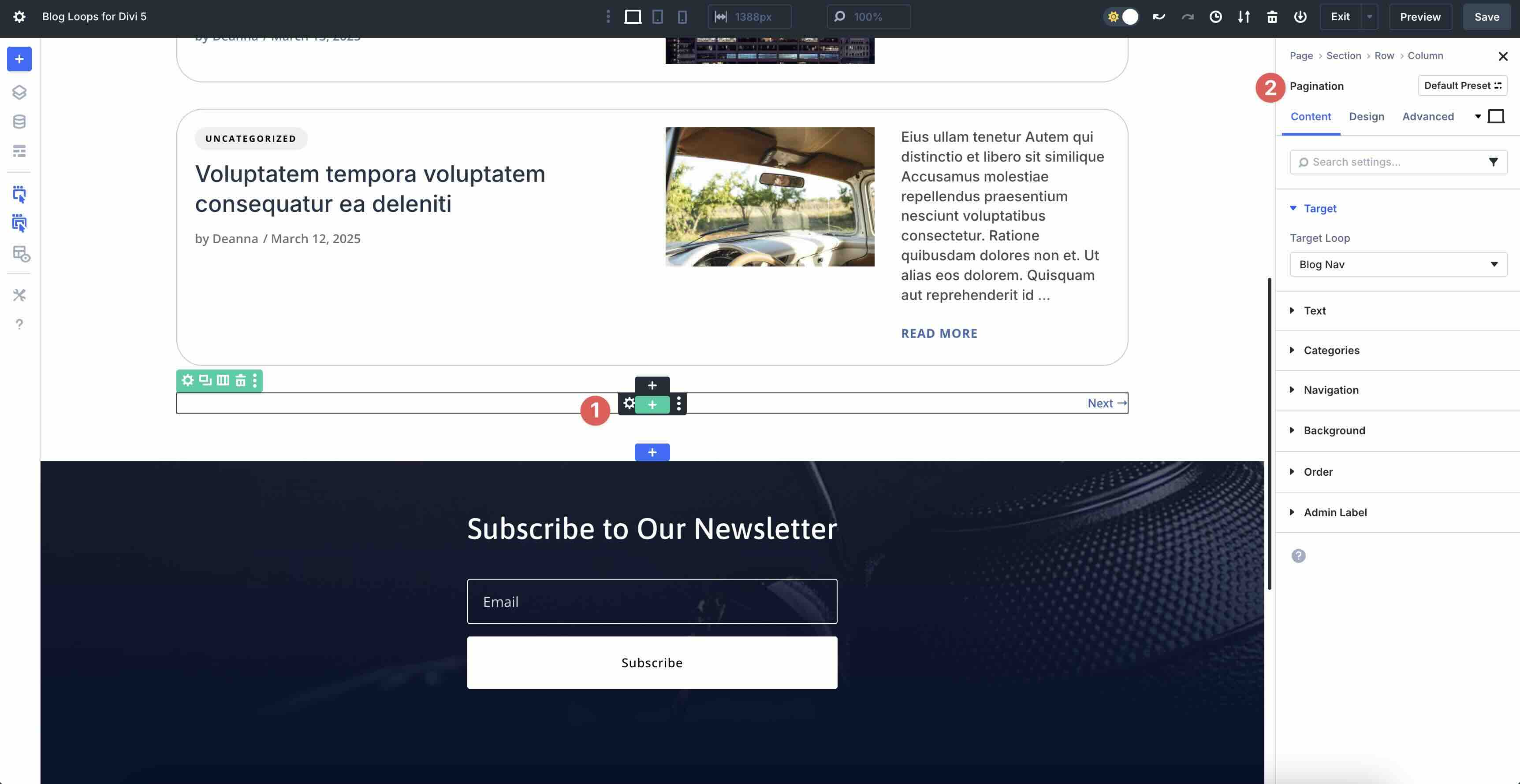 Blog Loops For Divi 5