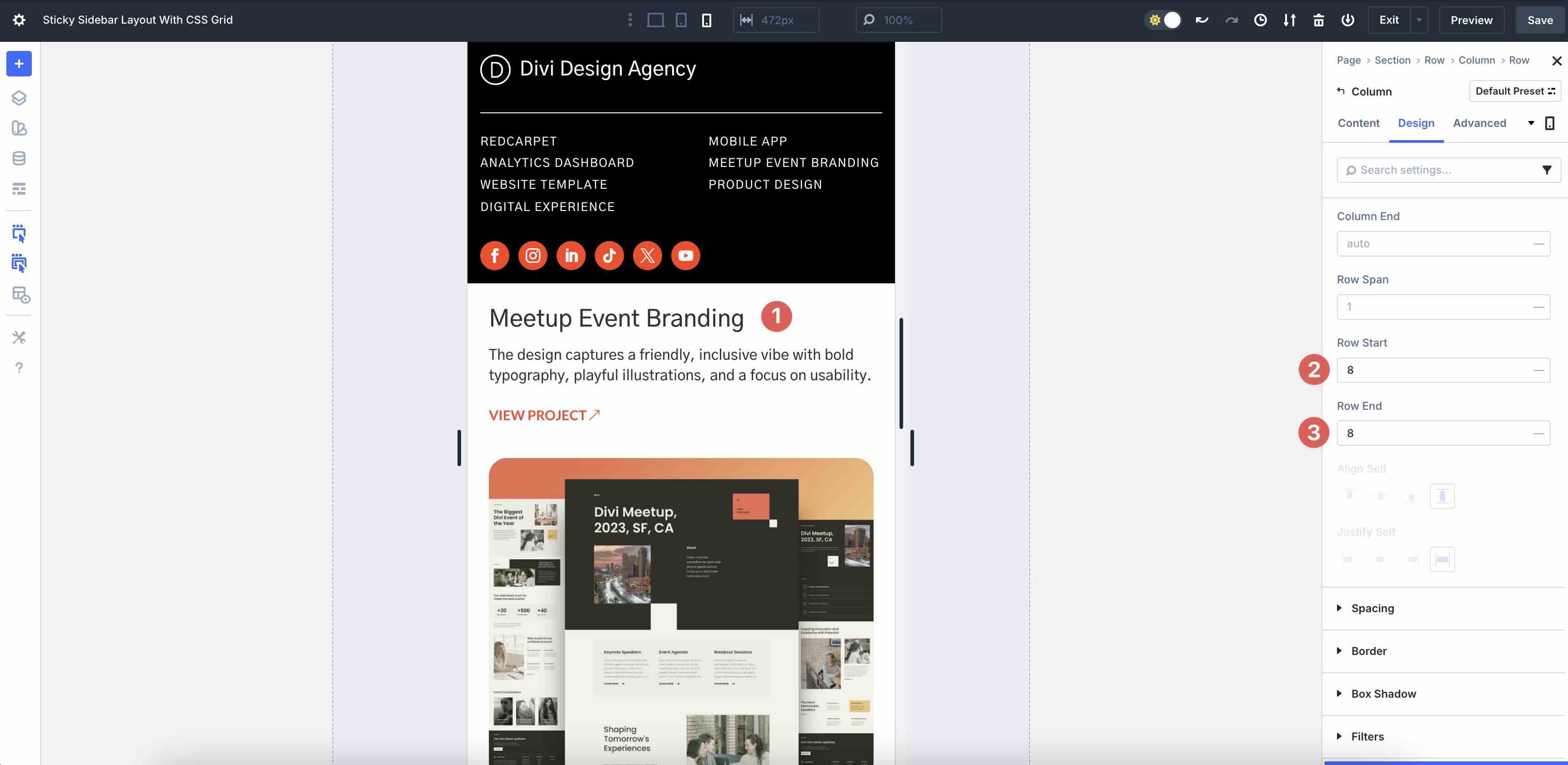 Sticky Sidebar Layout With CSS Grid