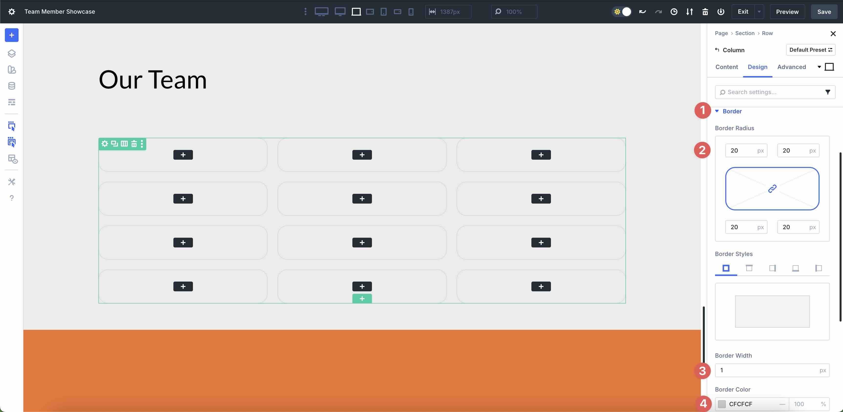 build a team directory using Loop Builder
