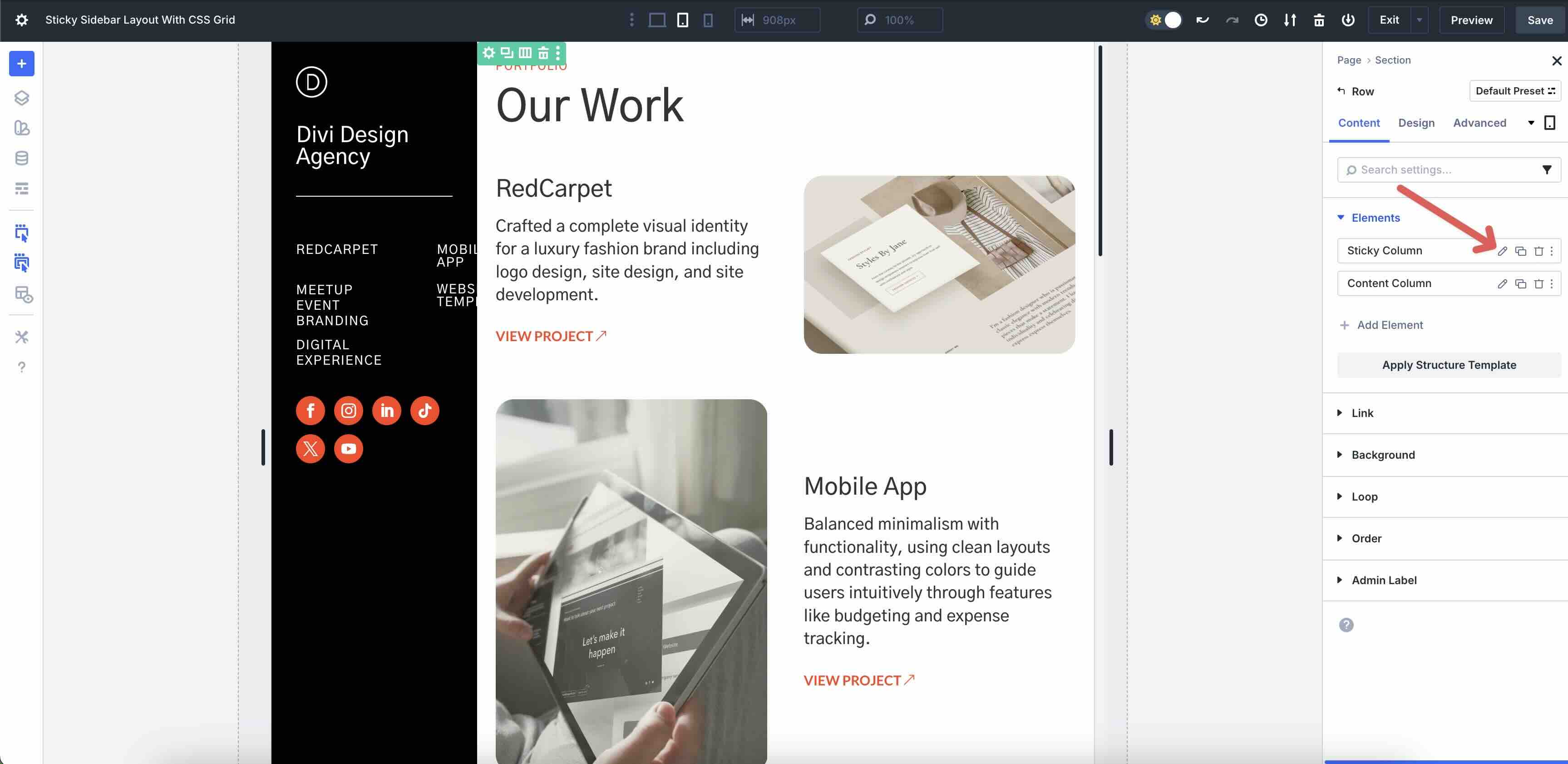 Sticky Sidebar Layout With CSS Grid