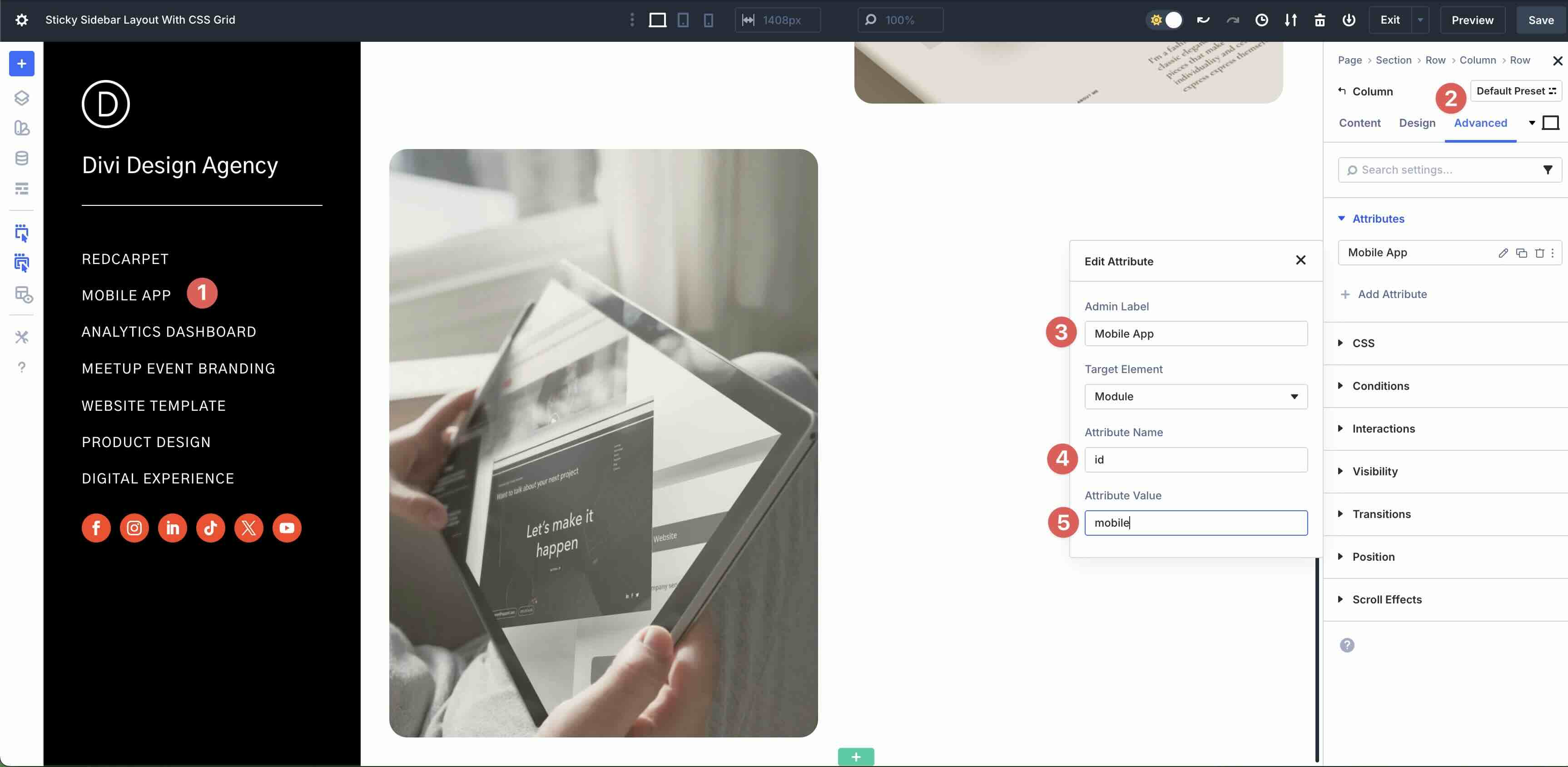 Sticky Sidebar Layout With CSS Grid