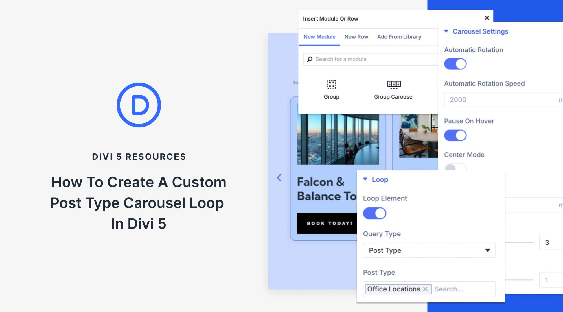 How To Create A Custom Post Type Carousel Loop In Divi 5